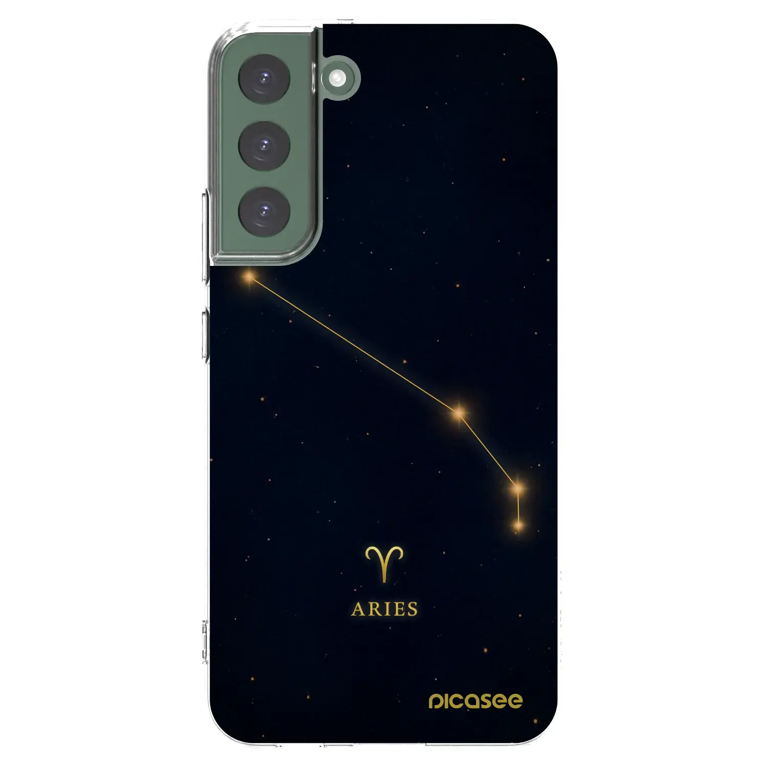 Silikonový průhledný obal pro Samsung Galaxy S22+ 5G - ARIES