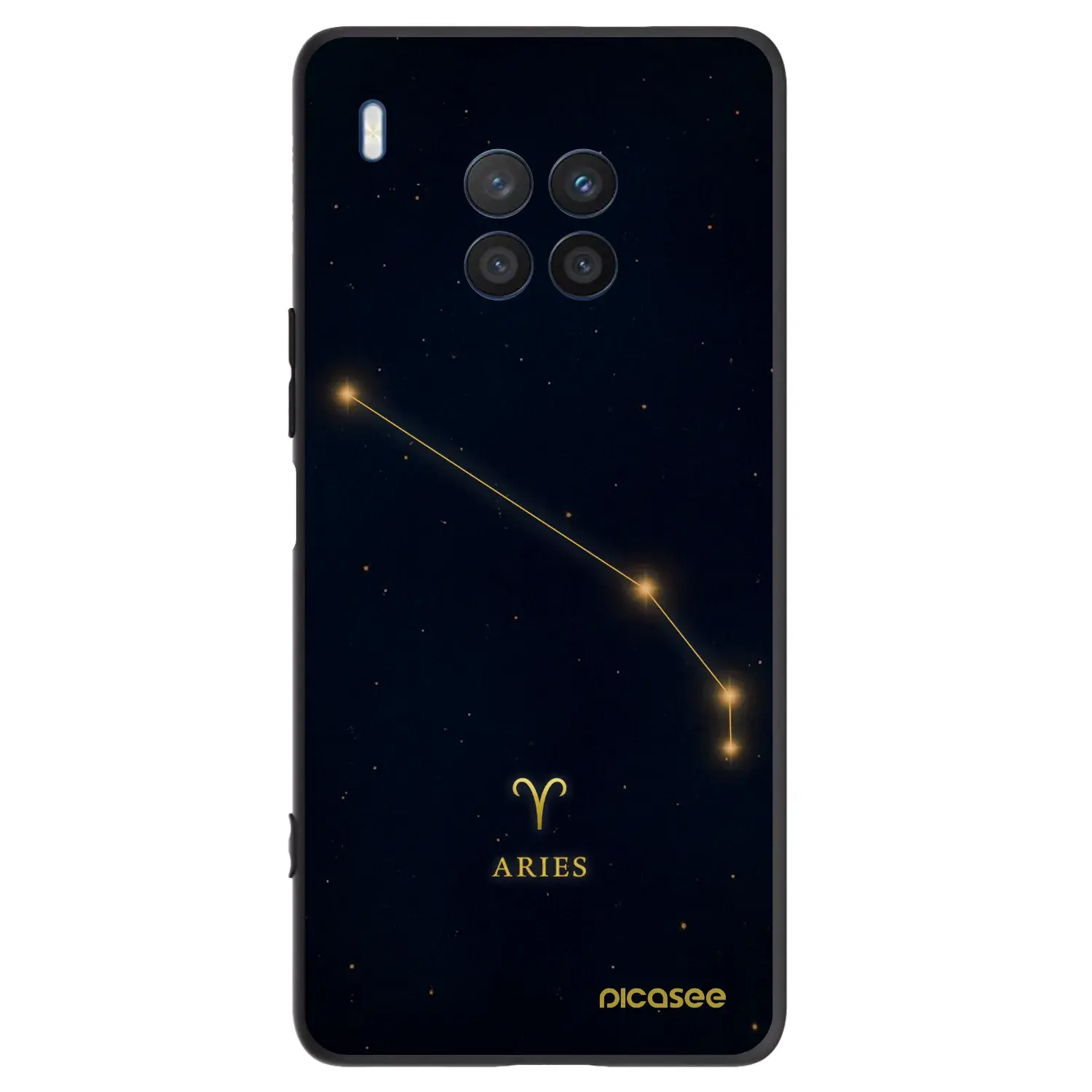Silikonový černý obal pro Honor 50 Lite - ARIES