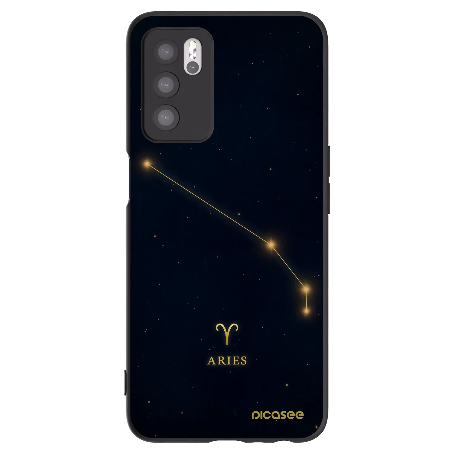 Silikonový černý obal pro OPPO A16 - ARIES