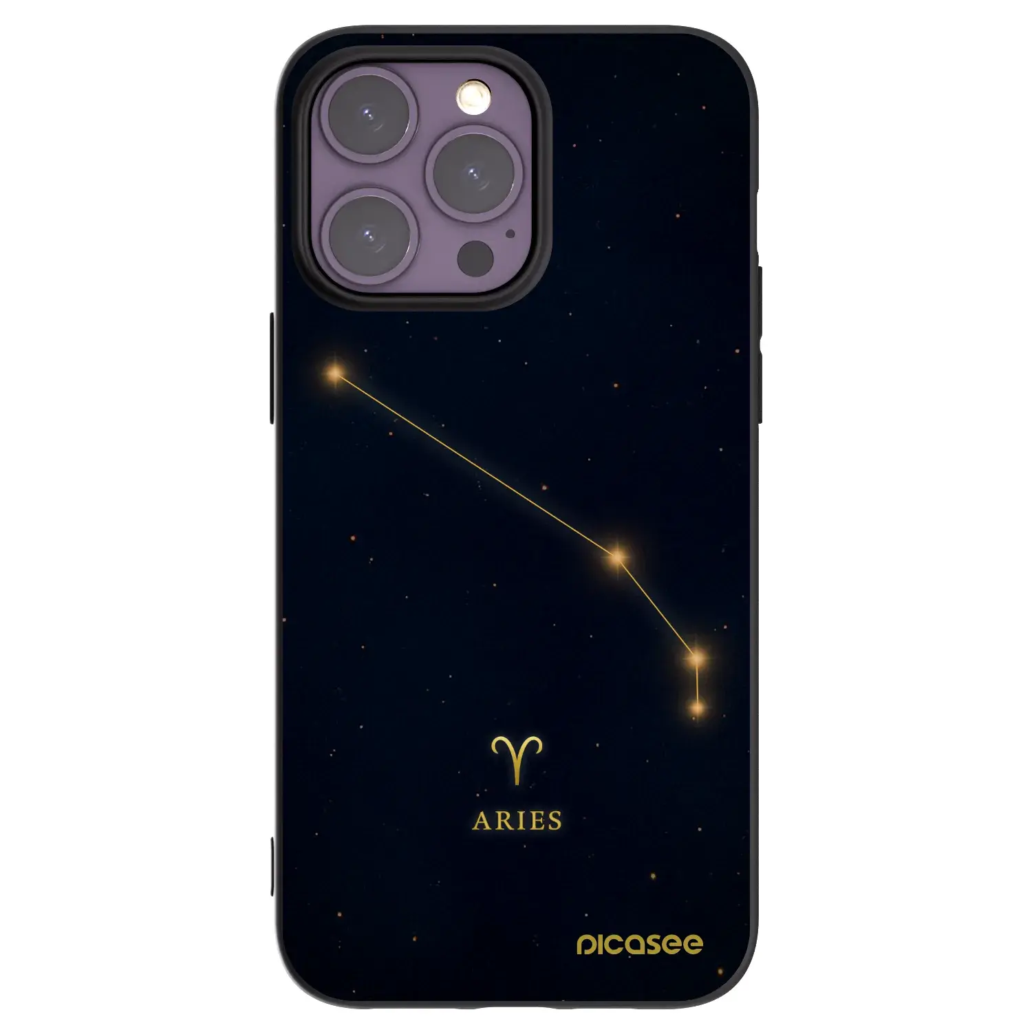 Silikonový černý obal pro Apple iPhone 14 Pro Max - ARIES