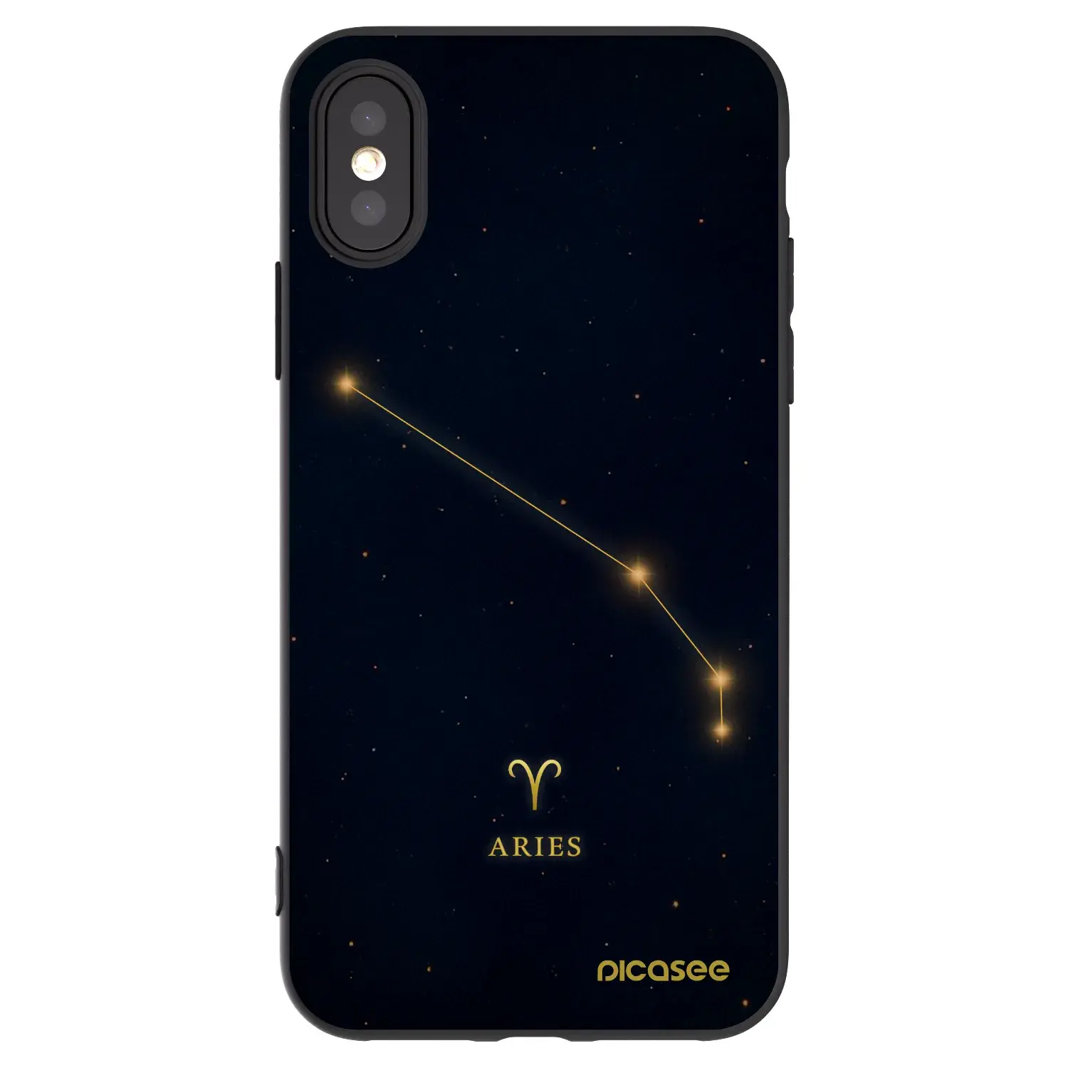 Silikonový černý obal pro Apple iPhone X/XS - ARIES