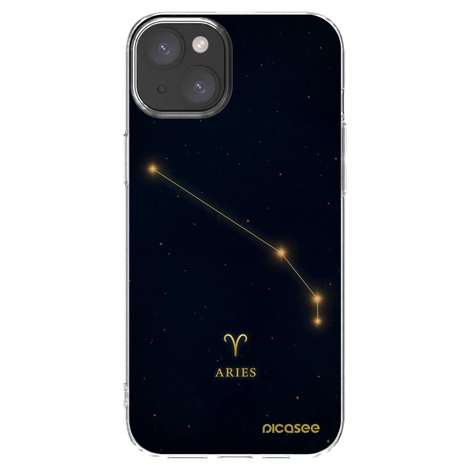 Silikonový průhledný obal pro Apple iPhone 15 Plus - ARIES