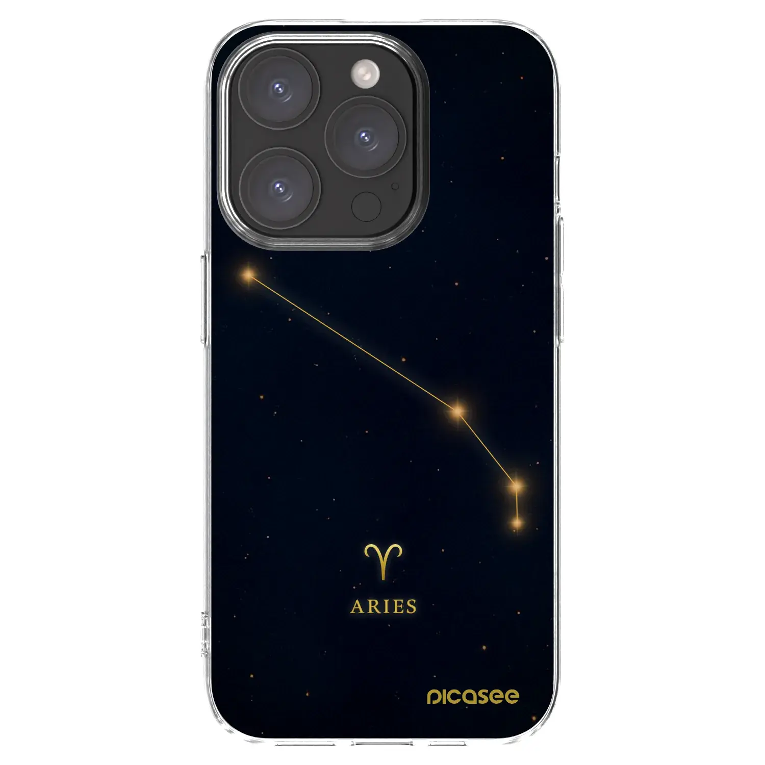 Silikonový průhledný obal pro Apple iPhone 15 Pro - ARIES