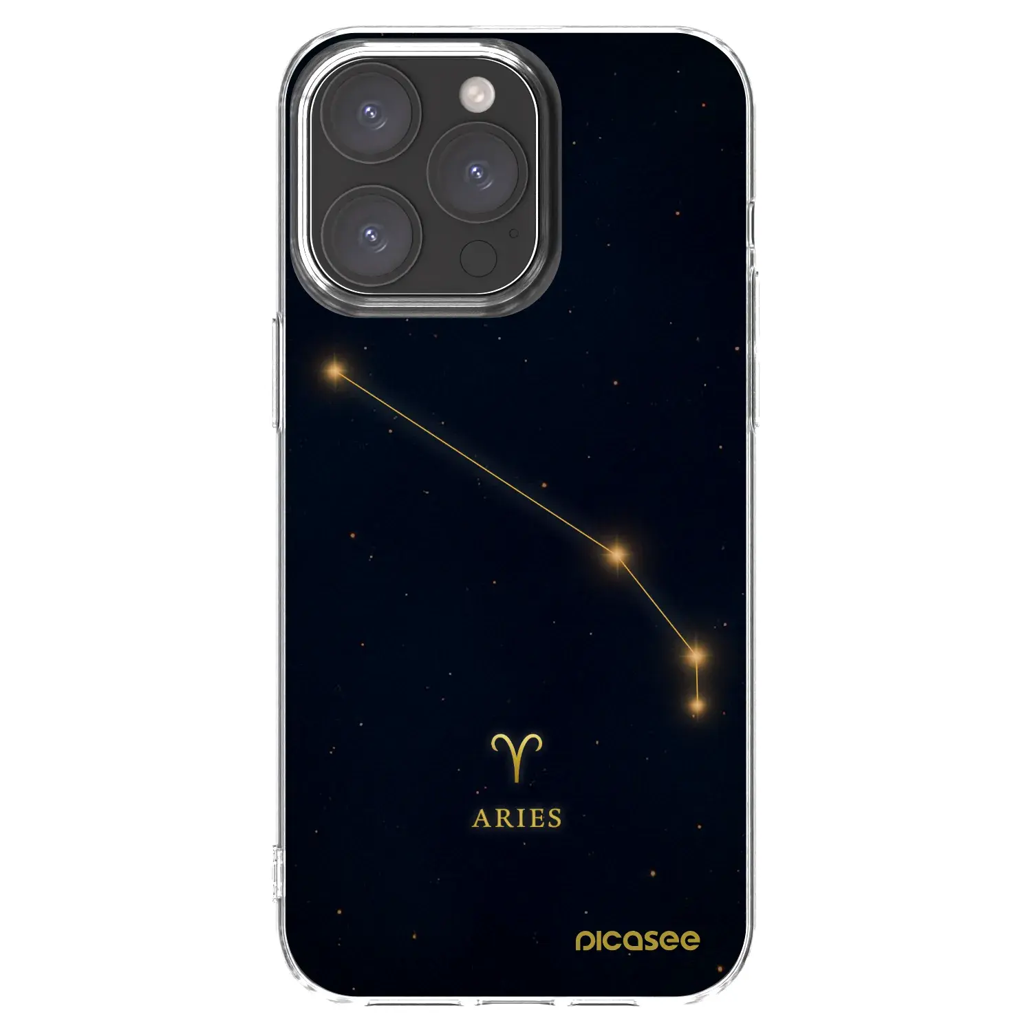 Silikonový průhledný obal pro Apple iPhone 15 Pro Max - ARIES