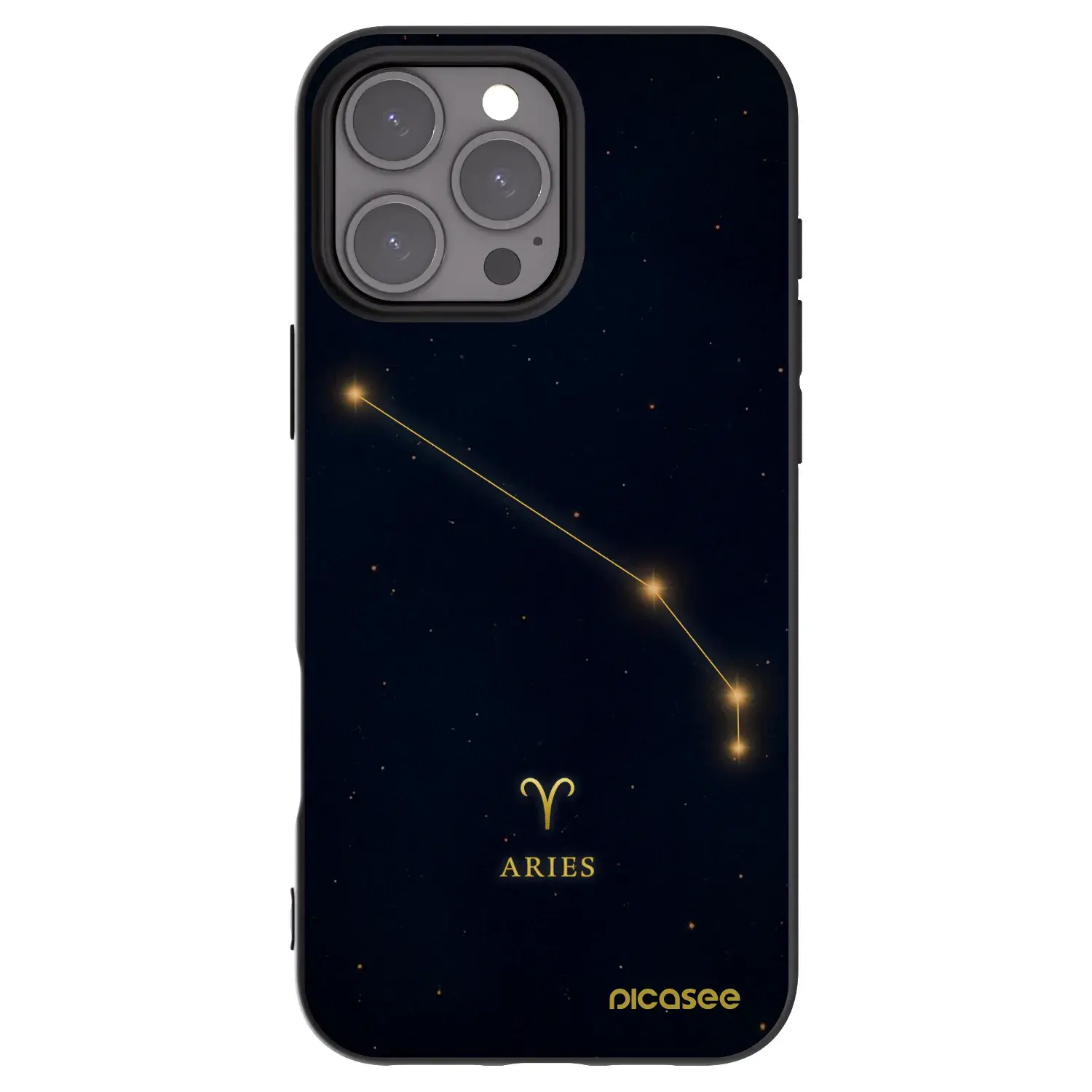 Silikonový černý obal pro Apple iPhone 16 Pro Max - ARIES