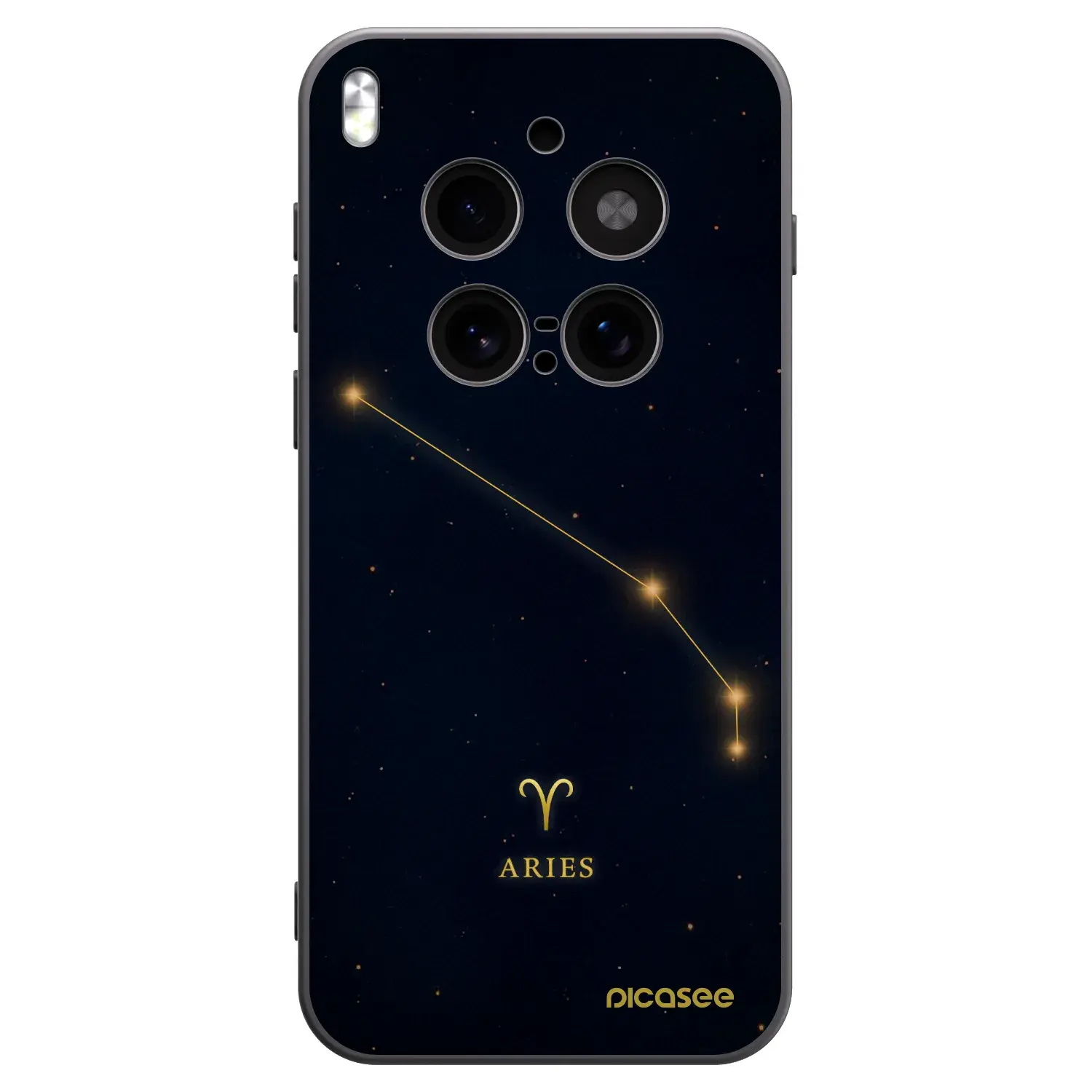 Silikonový černý obal pro Vivo X300 Pro - ARIES