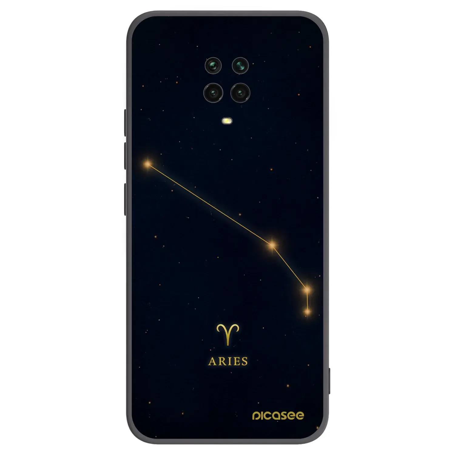 Silikonový černý obal pro Xiaomi Redmi Note 9 Pro - ARIES