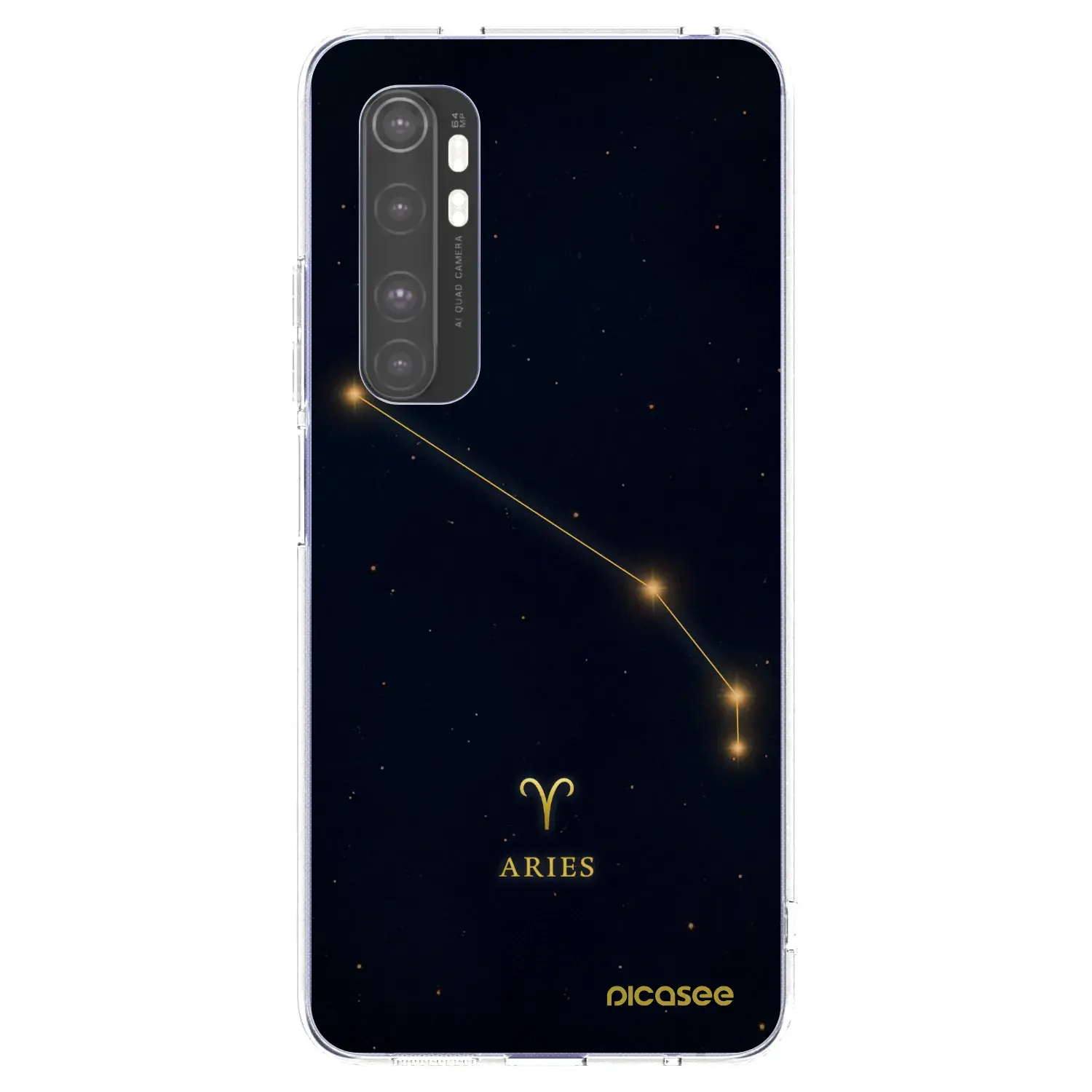 Silikonový průhledný obal pro Xiaomi Mi Note 10 Lite - ARIES