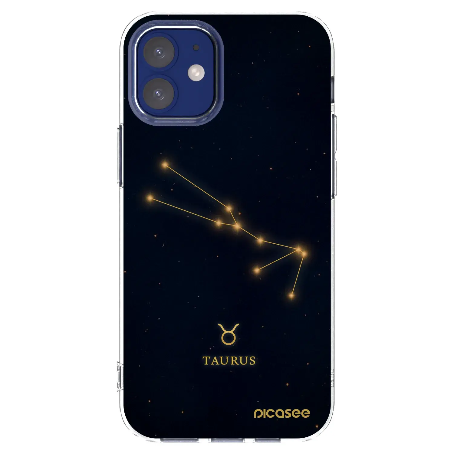 Silikonový průhledný obal pro Apple iPhone 12 mini - TAURUS