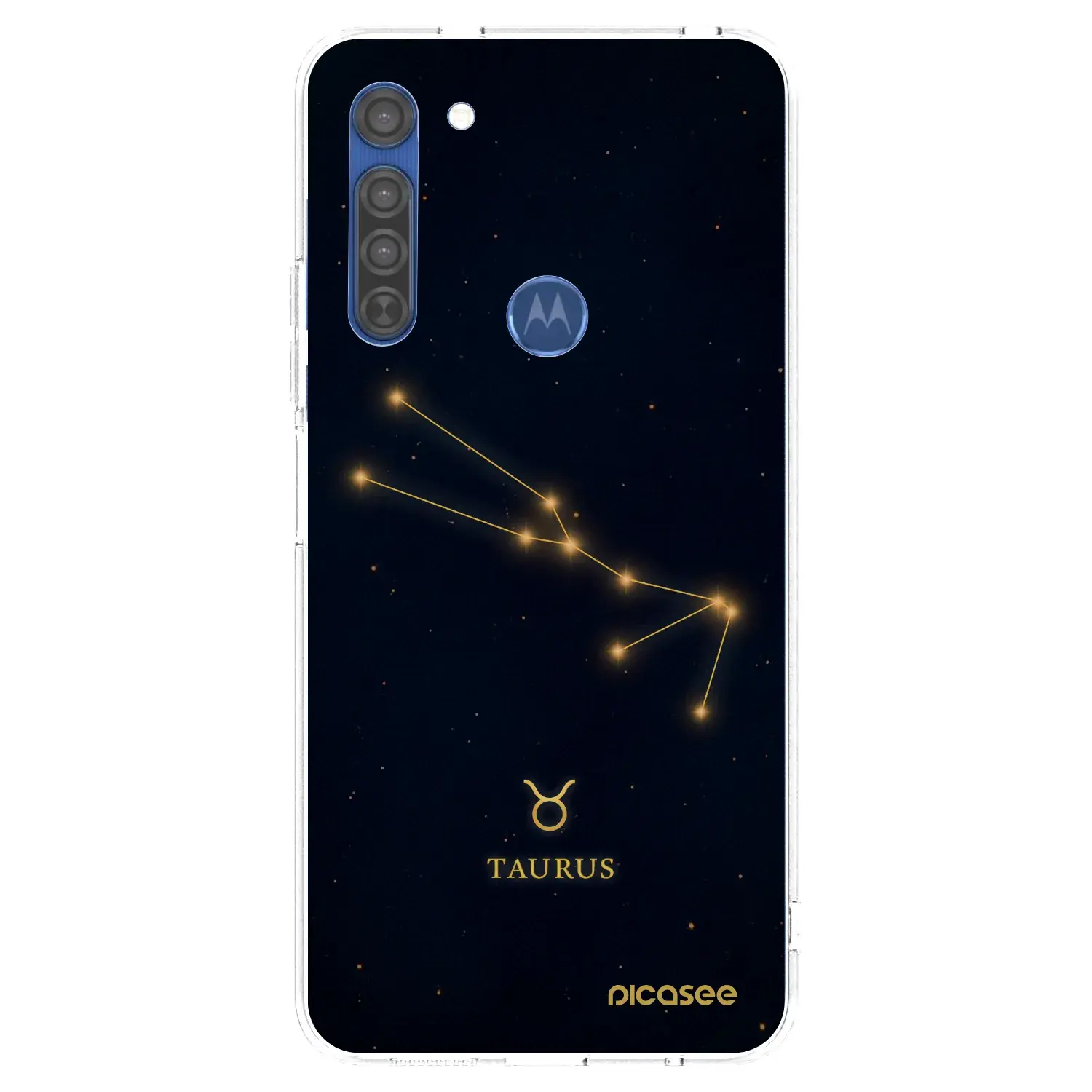 Silikonový průhledný obal pro Motorola Moto G8 - TAURUS