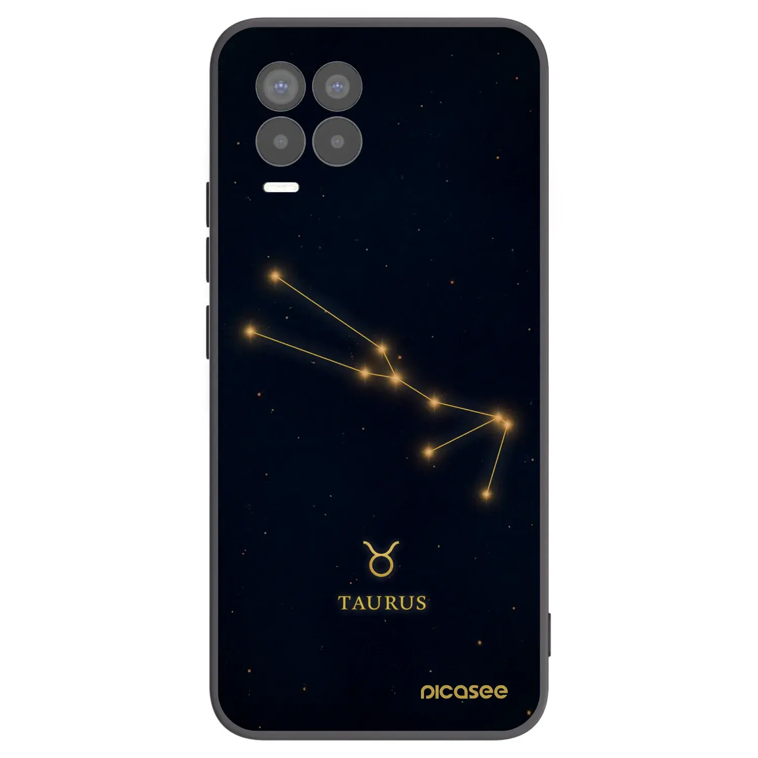 Silikonový černý obal pro Realme 8 Pro - TAURUS