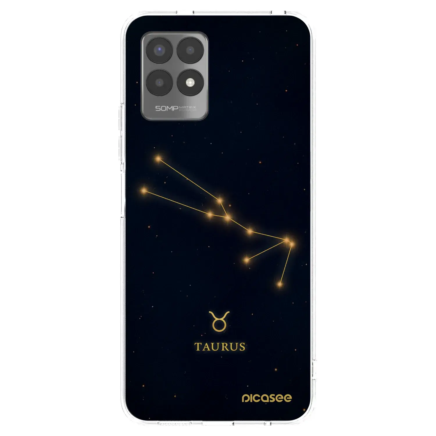 Silikonový průhledný obal pro Realme 8i - TAURUS