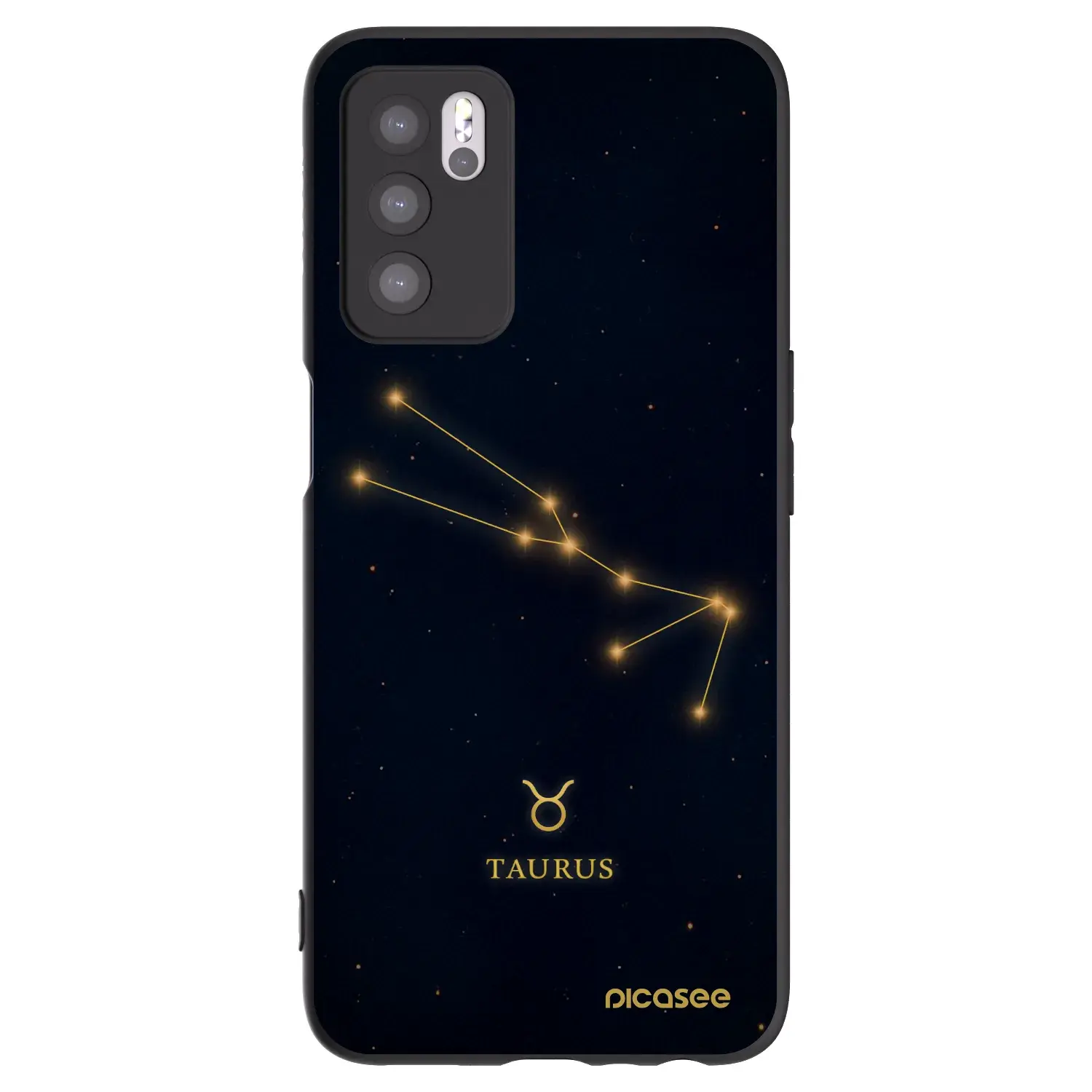 Silikonový černý obal pro OPPO A16s - TAURUS