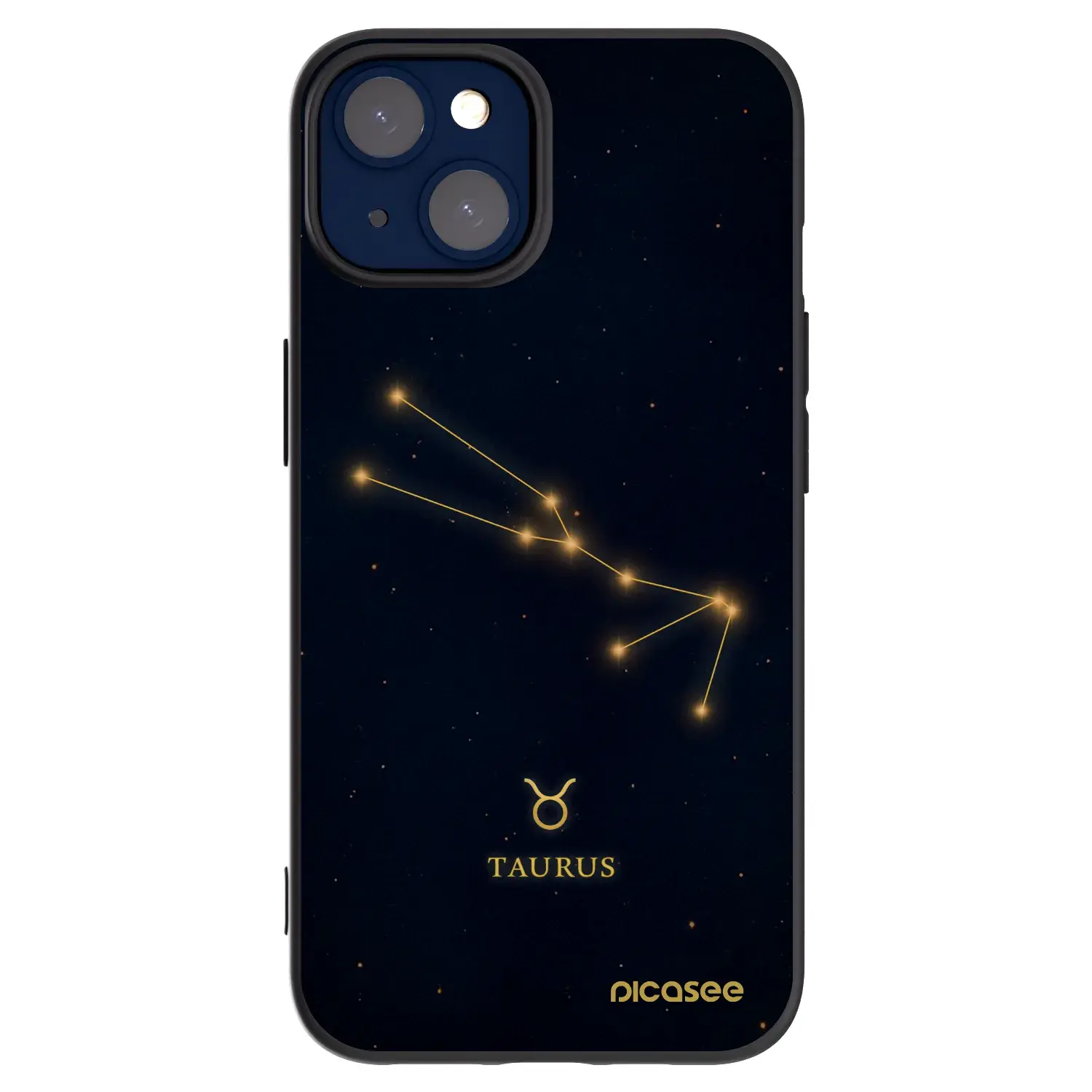 Silikonový černý obal pro Apple iPhone 14 - TAURUS