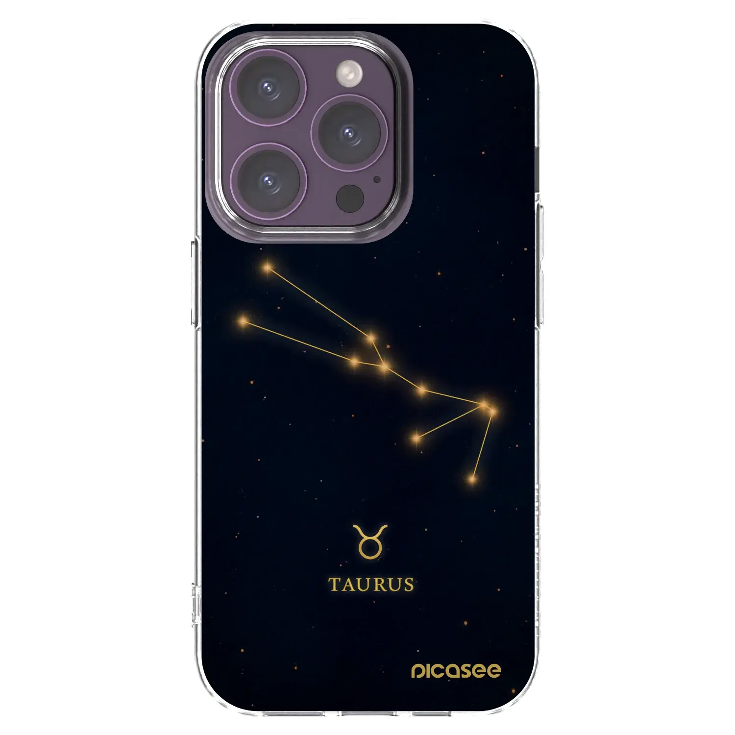 Silikonový průhledný obal pro Apple iPhone 14 Pro - TAURUS