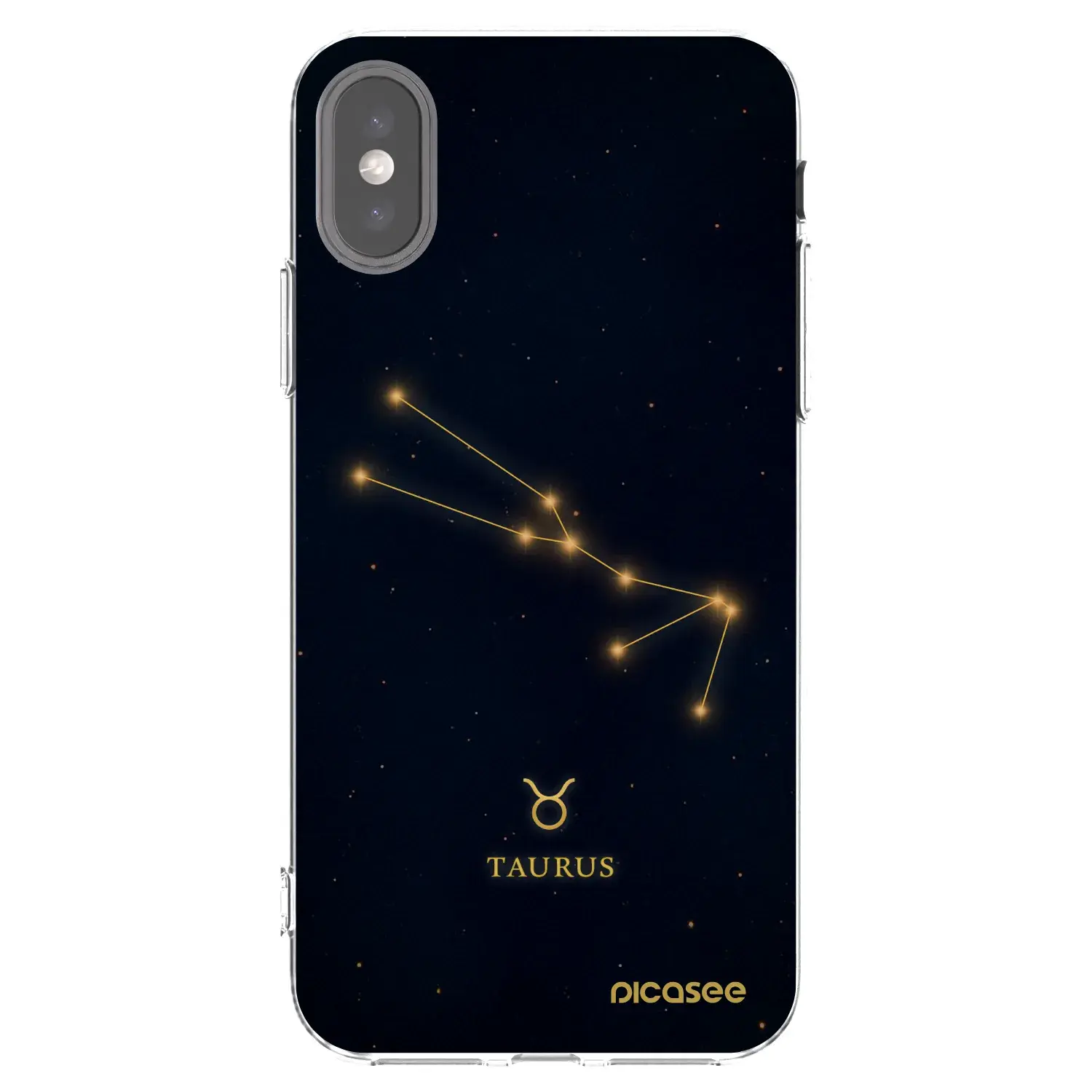 Silikonový průhledný obal pro Apple iPhone X/XS - TAURUS