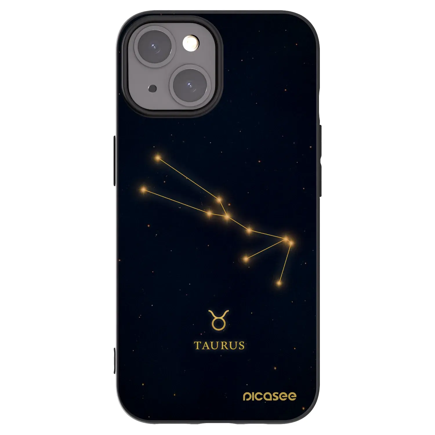 Silikonový černý obal pro Apple iPhone 15 - TAURUS
