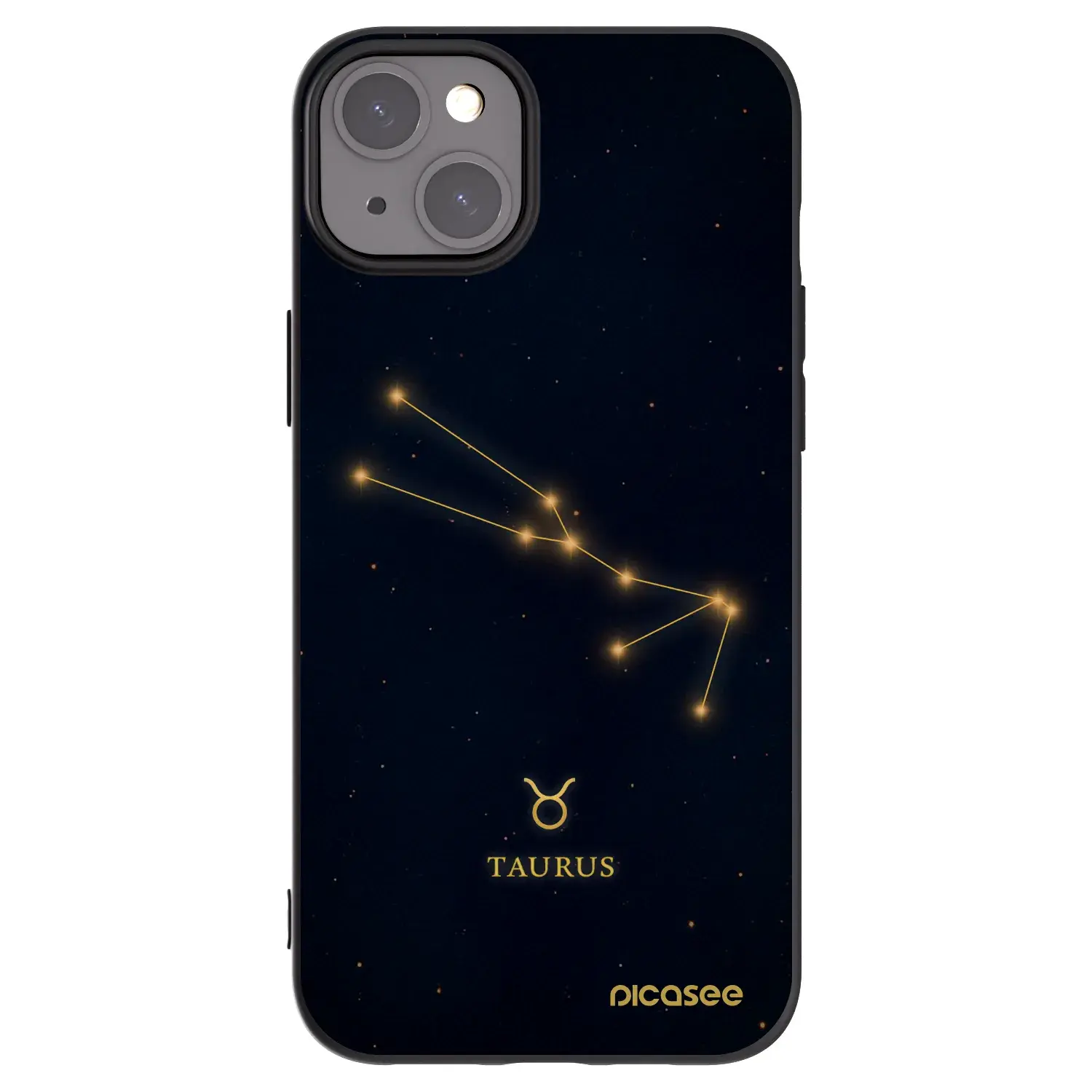 Silikonový černý obal pro Apple iPhone 15 Plus - TAURUS