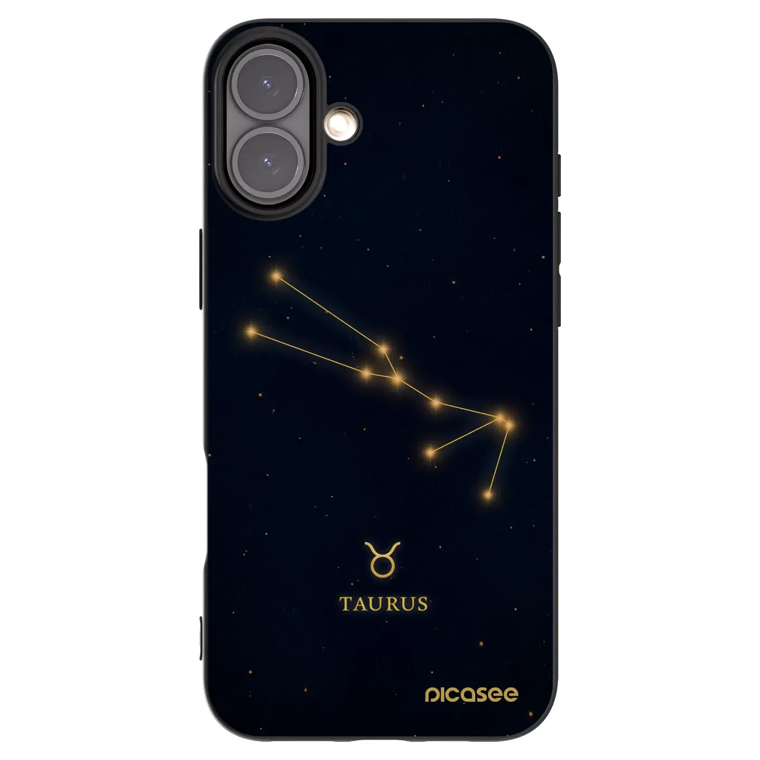 Silikonový černý obal pro Apple iPhone 16 Plus - TAURUS
