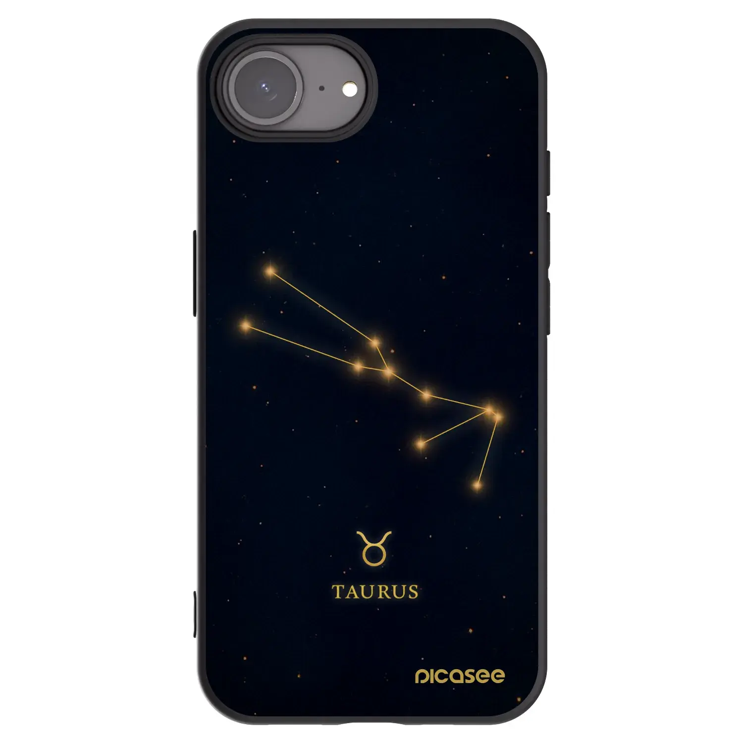 Silikonový černý obal pro Apple iPhone 16e - TAURUS