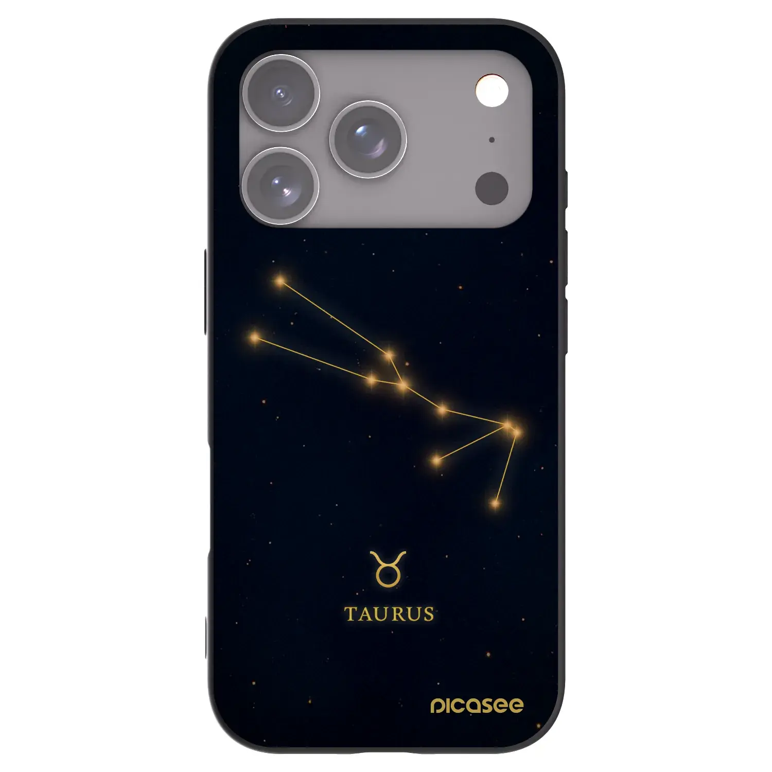 Silikonový černý obal pro Apple iPhone 17 Pro - TAURUS