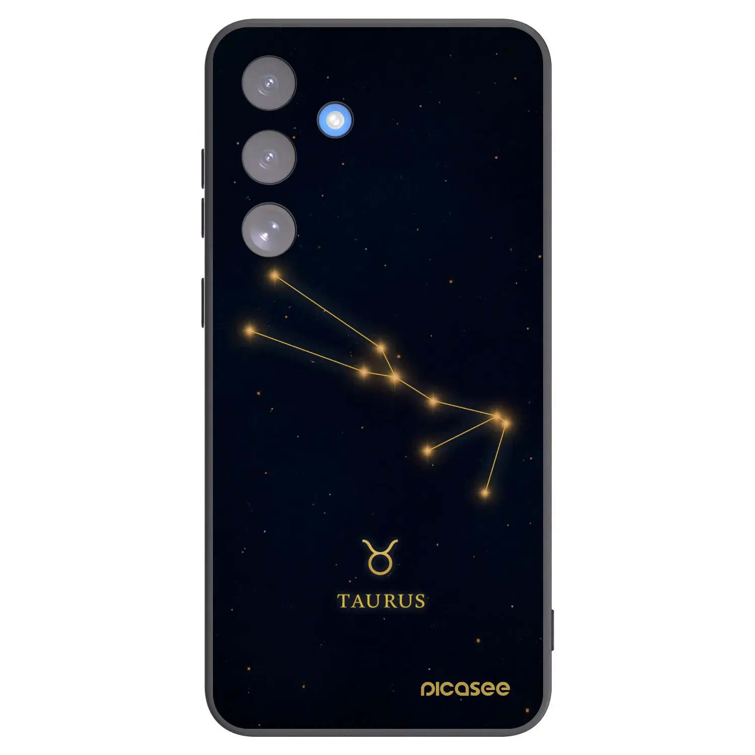Silikonový černý obal pro Samsung Galaxy S25 FE 5G - TAURUS