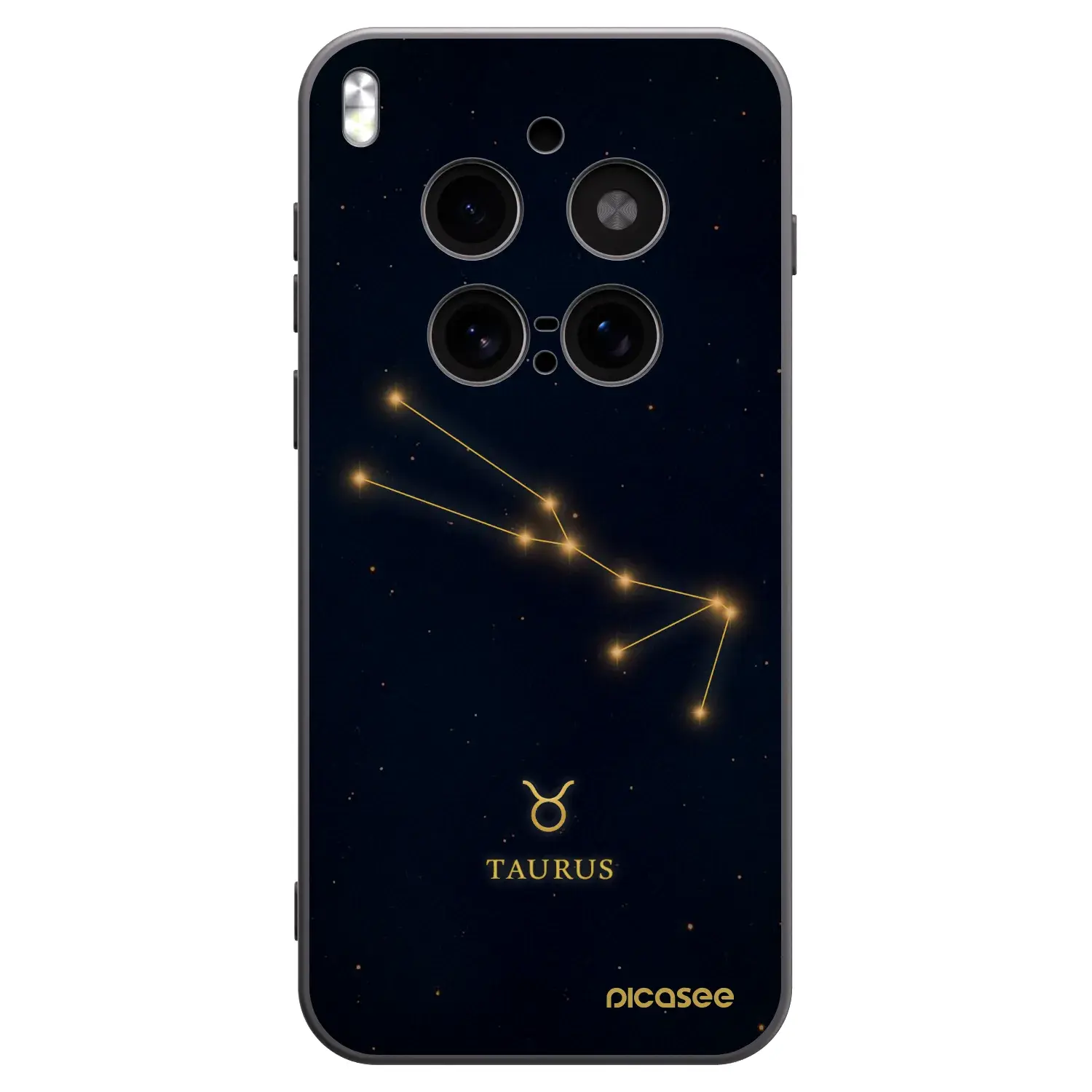 Silikonový černý obal pro Vivo X300 Pro - TAURUS