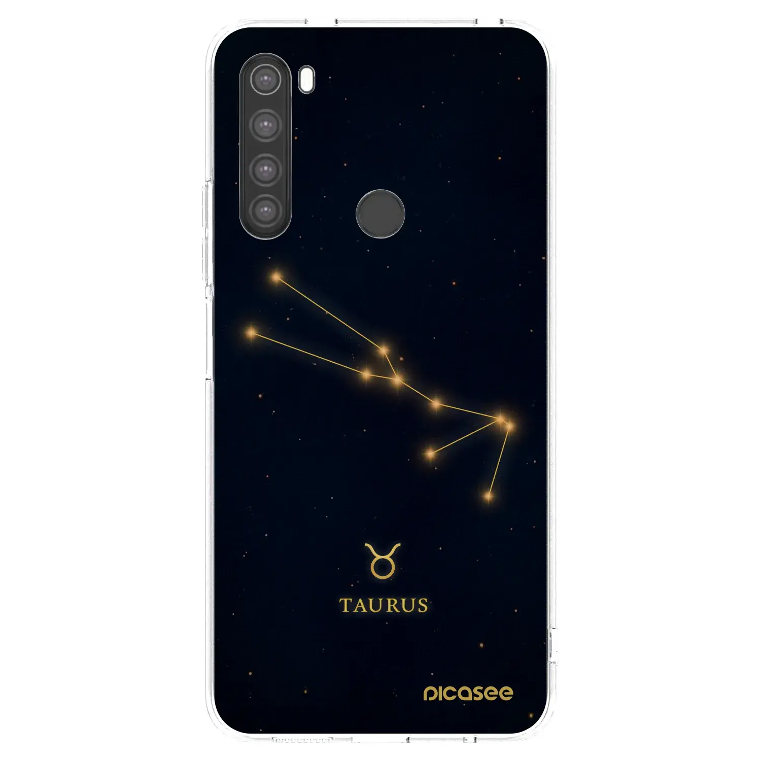 Silikonový průhledný obal pro Xiaomi Redmi Note 8 - TAURUS