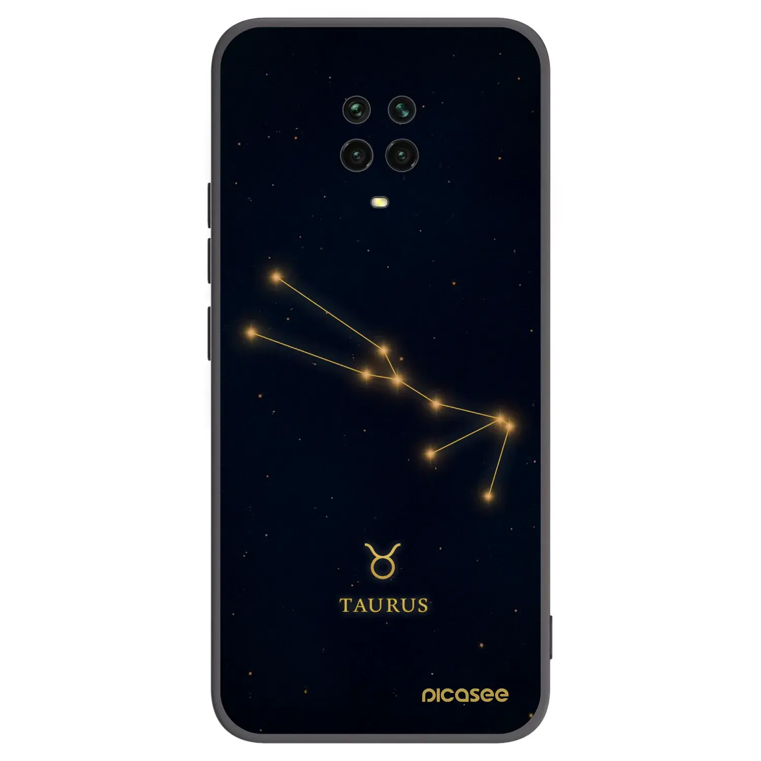 Silikonový černý obal pro Xiaomi Redmi Note 9 Pro - TAURUS