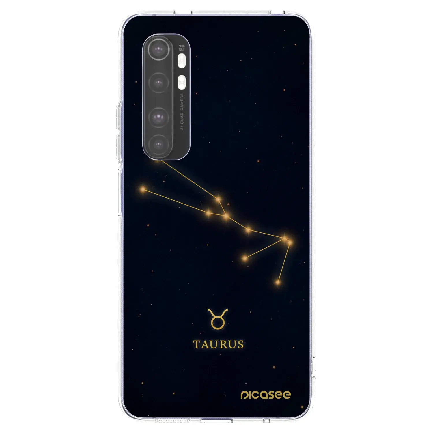 Silikonový průhledný obal pro Xiaomi Mi Note 10 Lite - TAURUS
