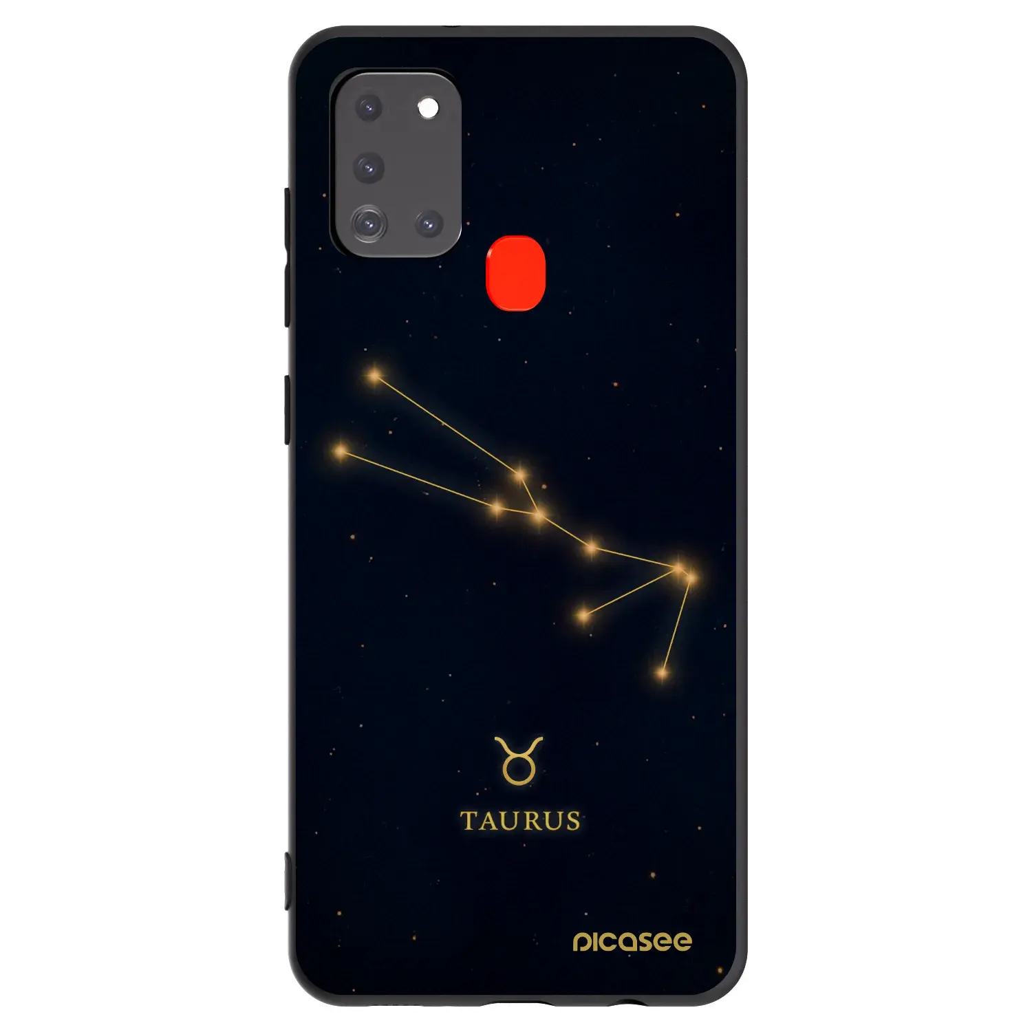 Silikonový černý obal pro Samsung Galaxy A21s - TAURUS