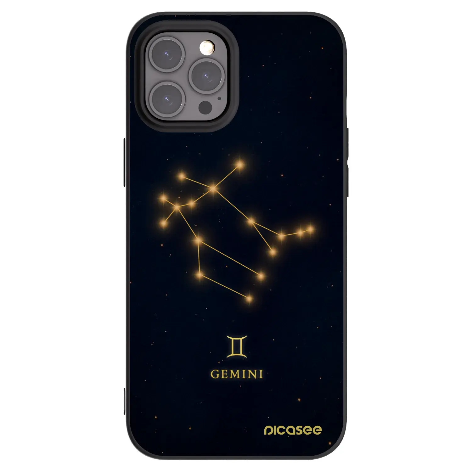 Silikonový černý obal pro Apple iPhone 12 Pro Max - GEMINI
