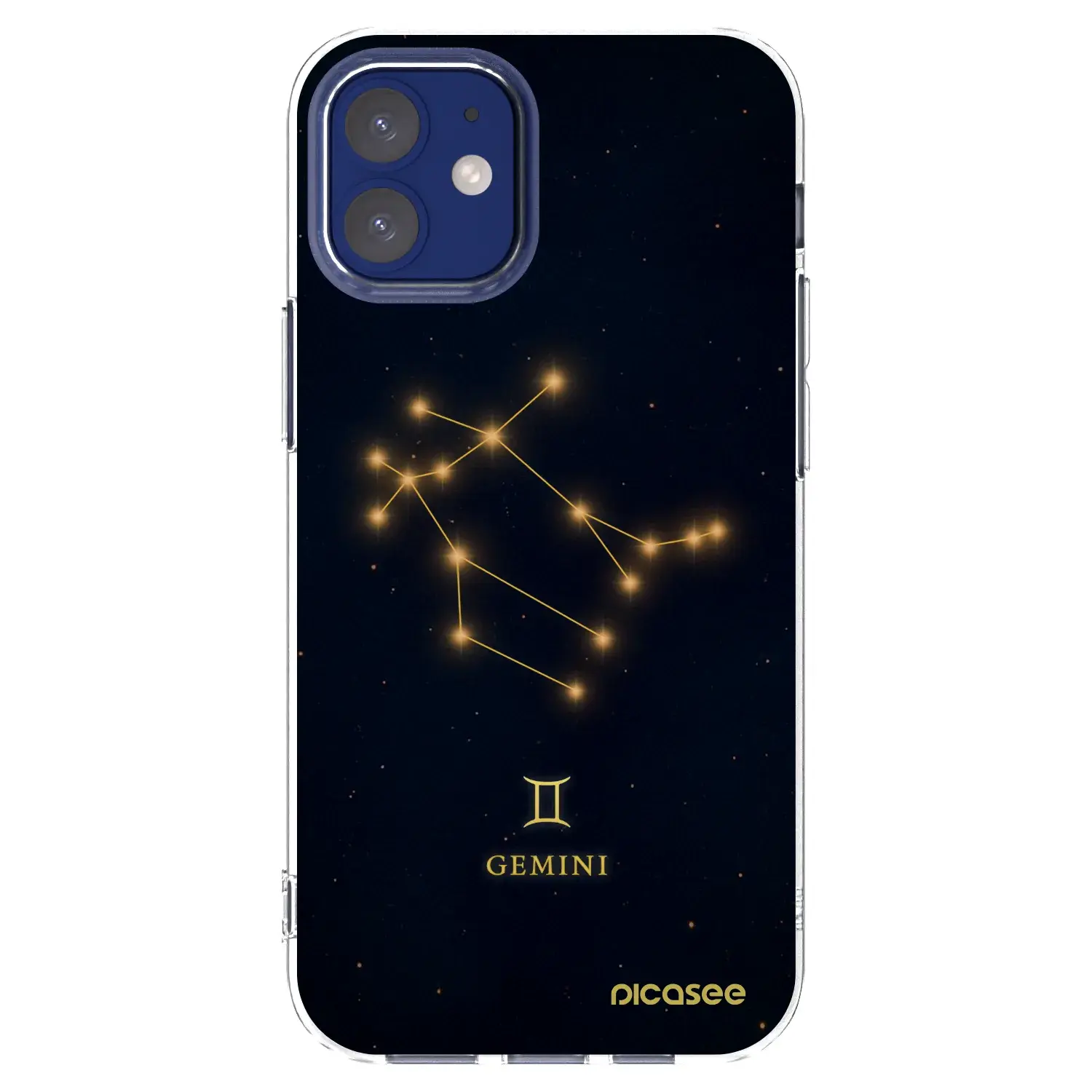 Silikonový průhledný obal pro Apple iPhone 12 mini - GEMINI