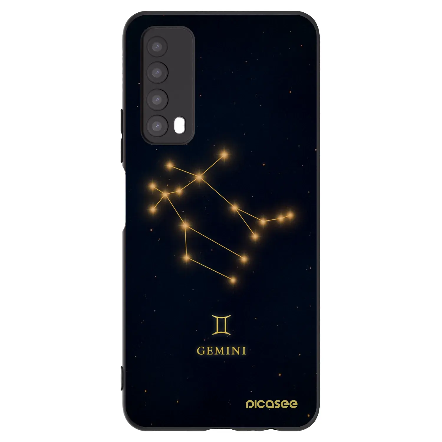 Silikonový černý obal pro Huawei P Smart 2021 - GEMINI