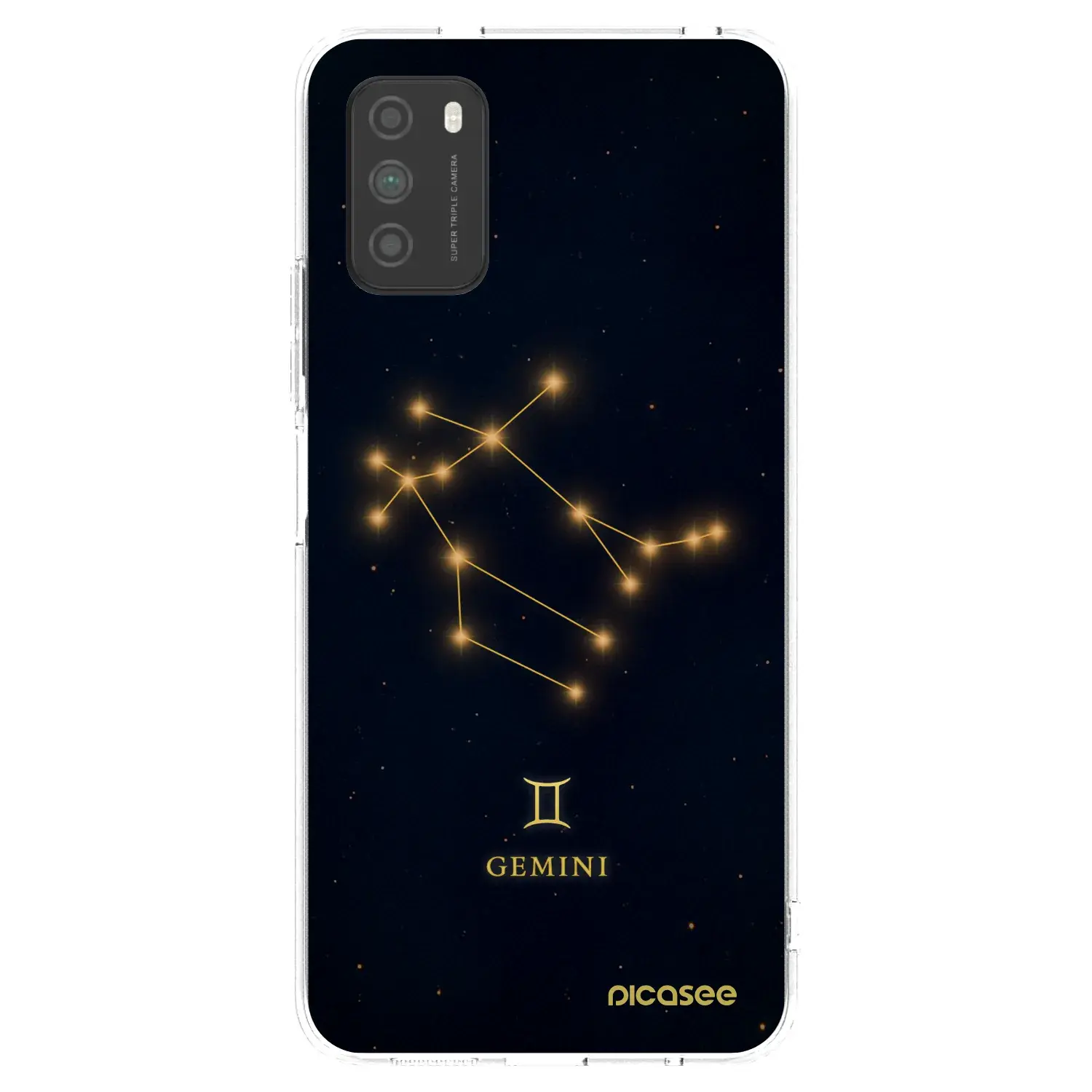 Silikonový průhledný obal pro Xiaomi Poco M3 - GEMINI