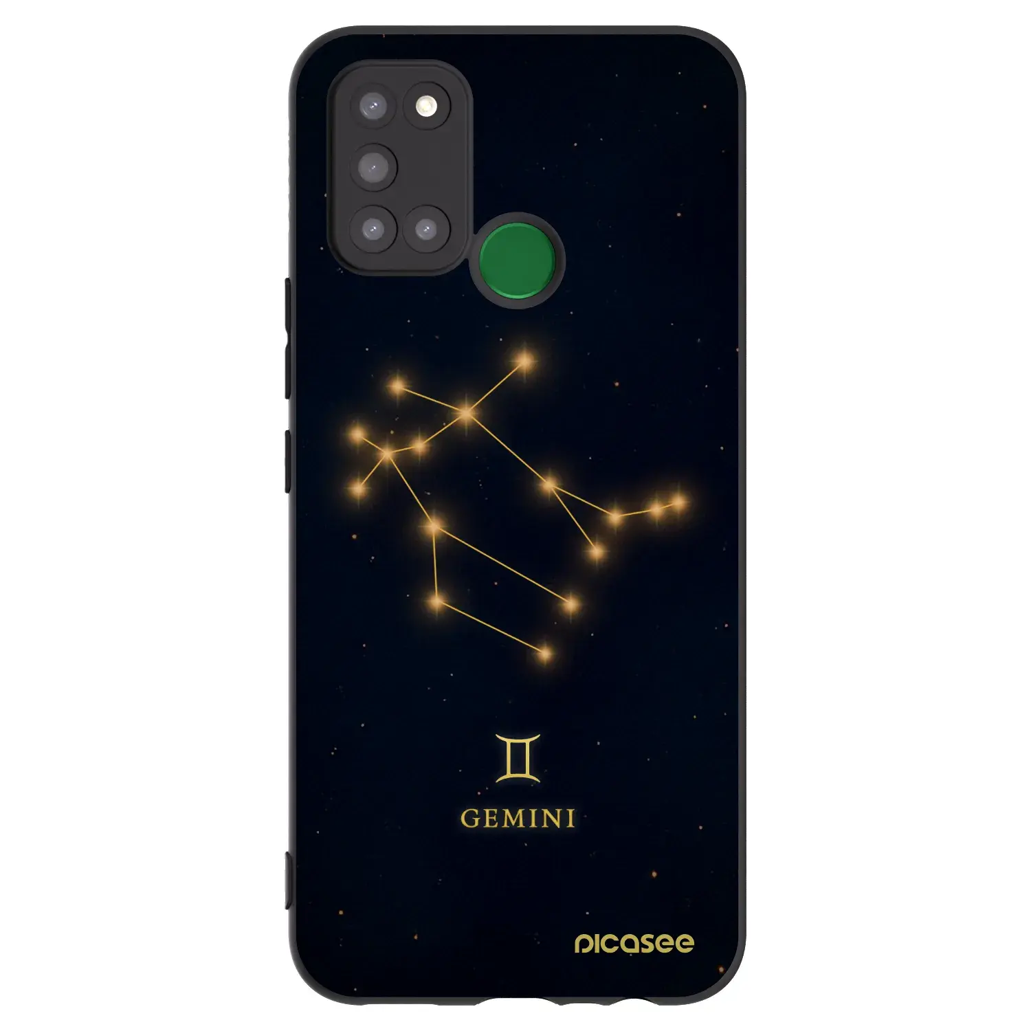Silikonový černý obal pro Realme 7i - GEMINI