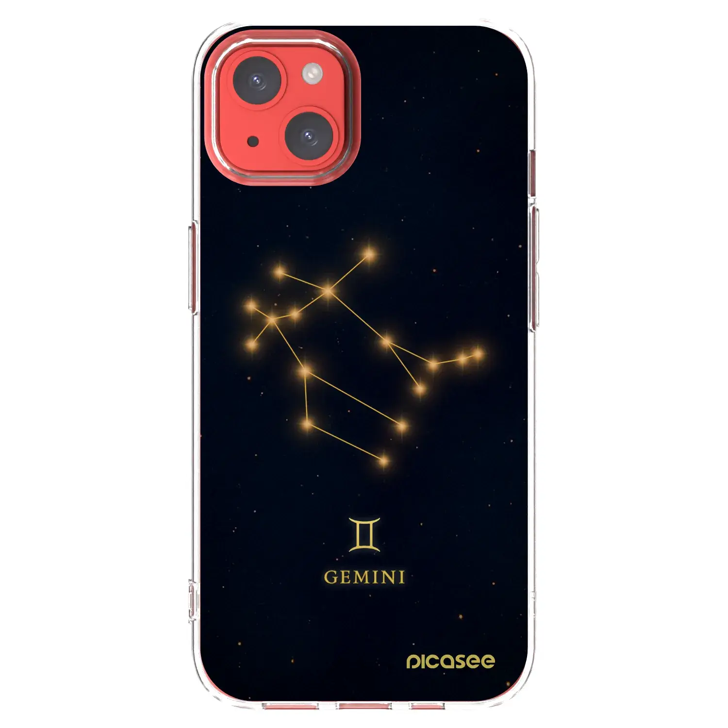 Silikonový průhledný obal pro Apple iPhone 13 - GEMINI