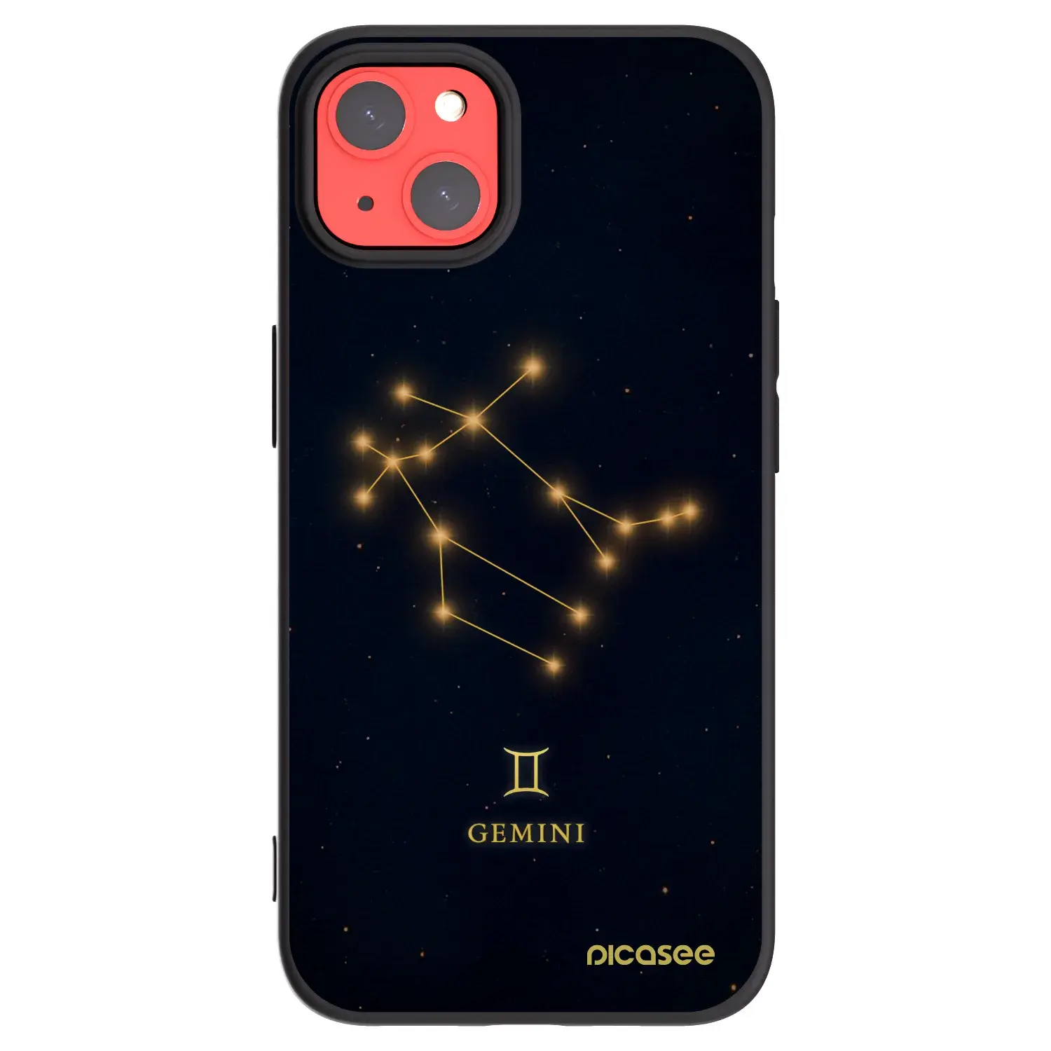 Silikonový černý obal pro Apple iPhone 13 - GEMINI