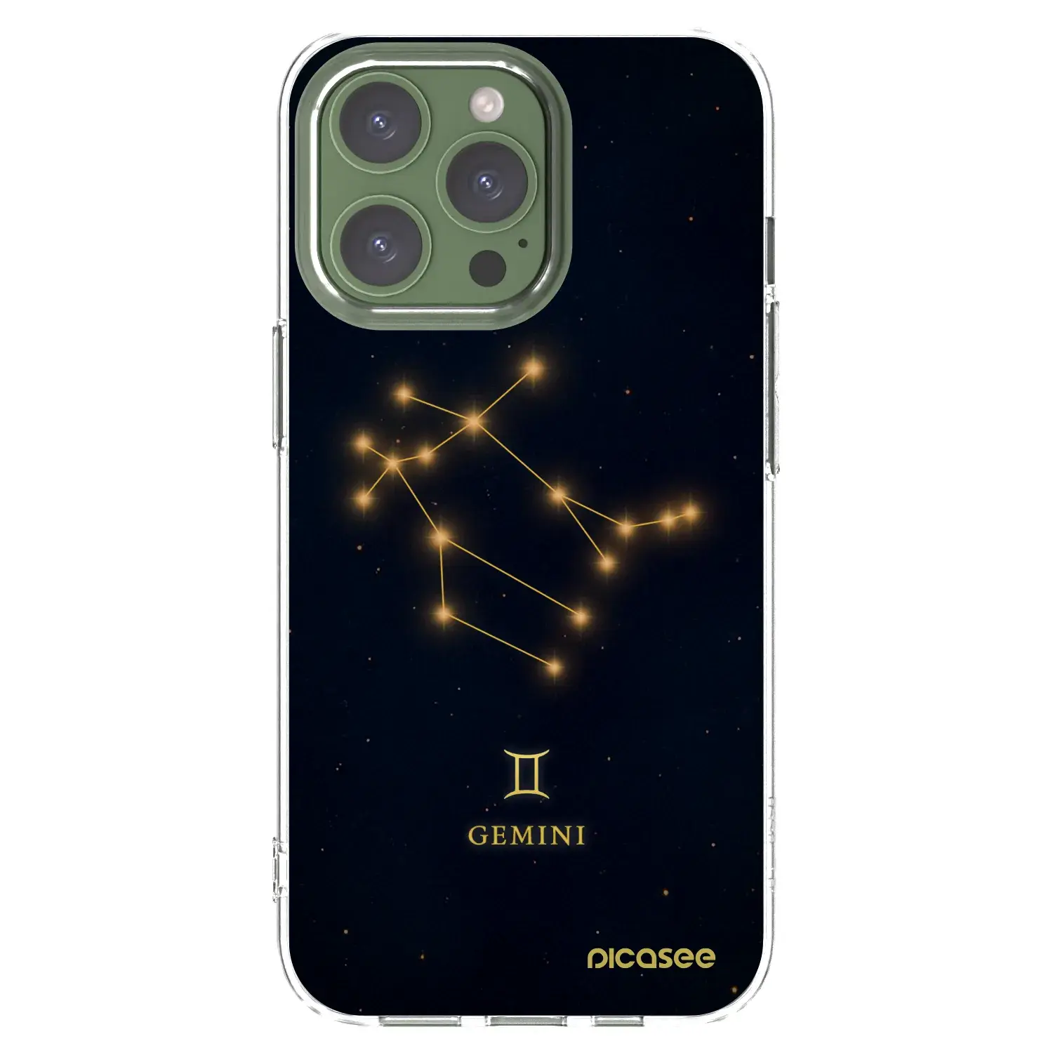 Silikonový průhledný obal pro Apple iPhone 13 Pro - GEMINI