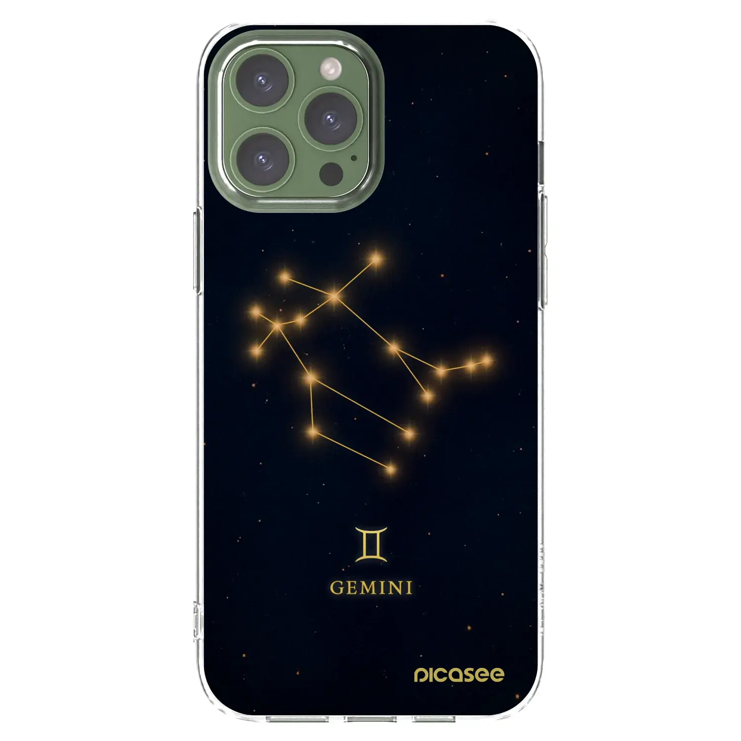 Silikonový průhledný obal pro Apple iPhone 13 Pro Max - GEMINI