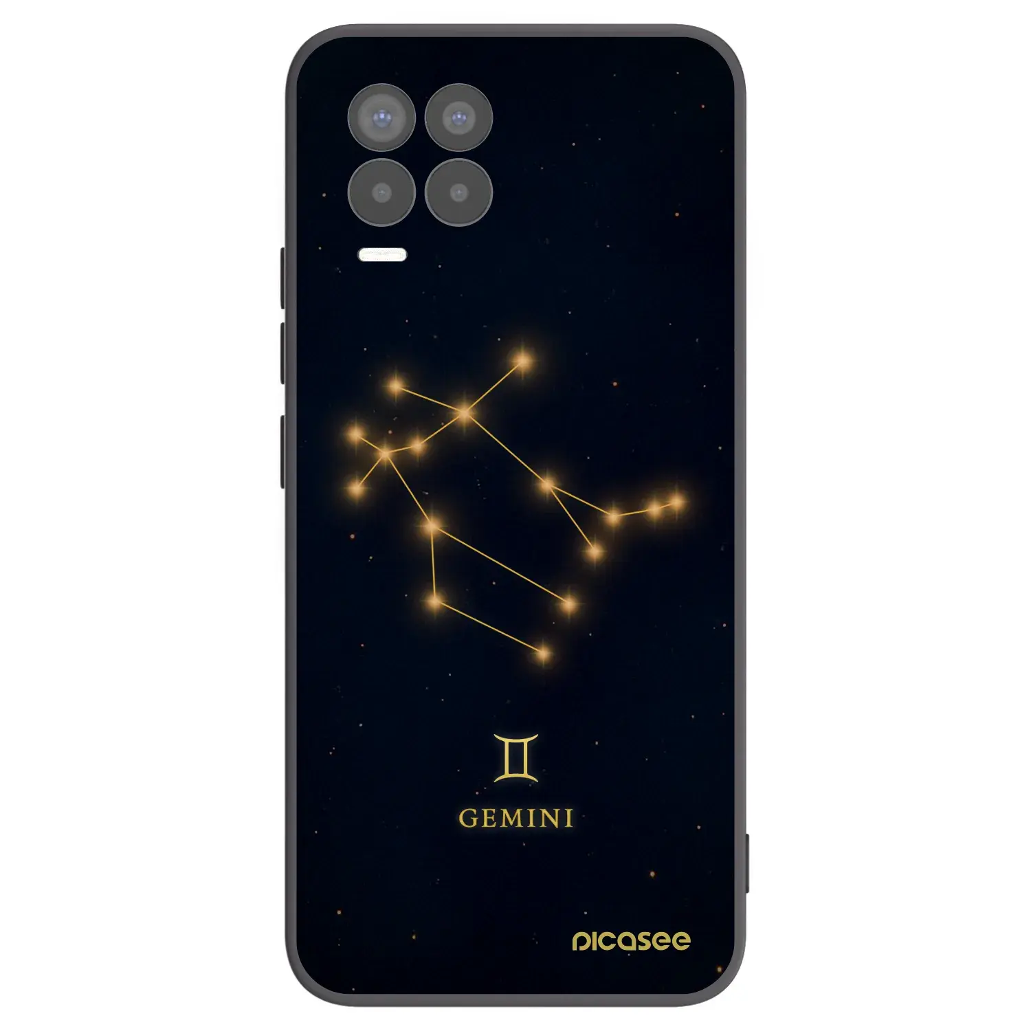 Silikonový černý obal pro Realme 8 Pro - GEMINI