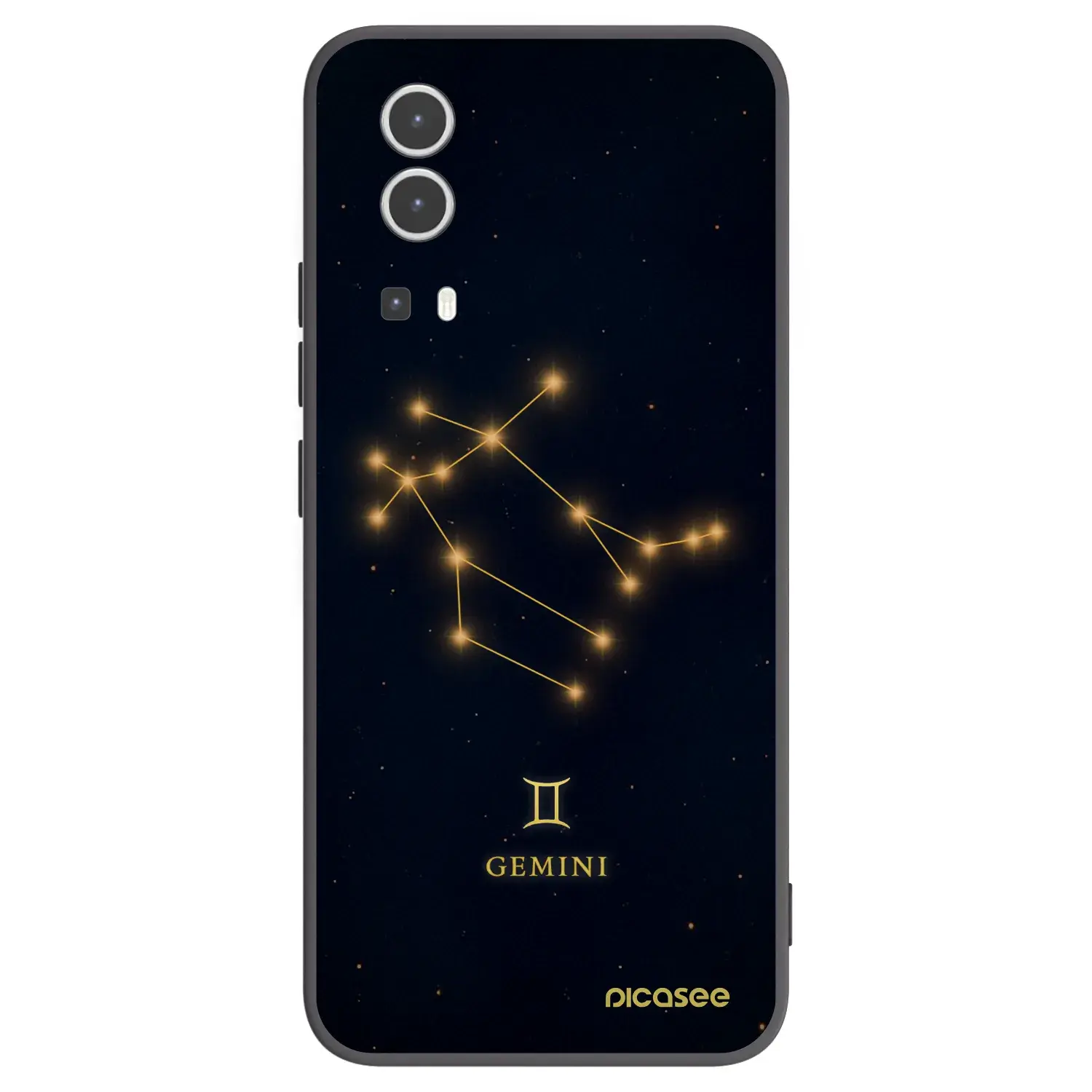 Silikonový černý obal pro Vivo Y72 5G - GEMINI