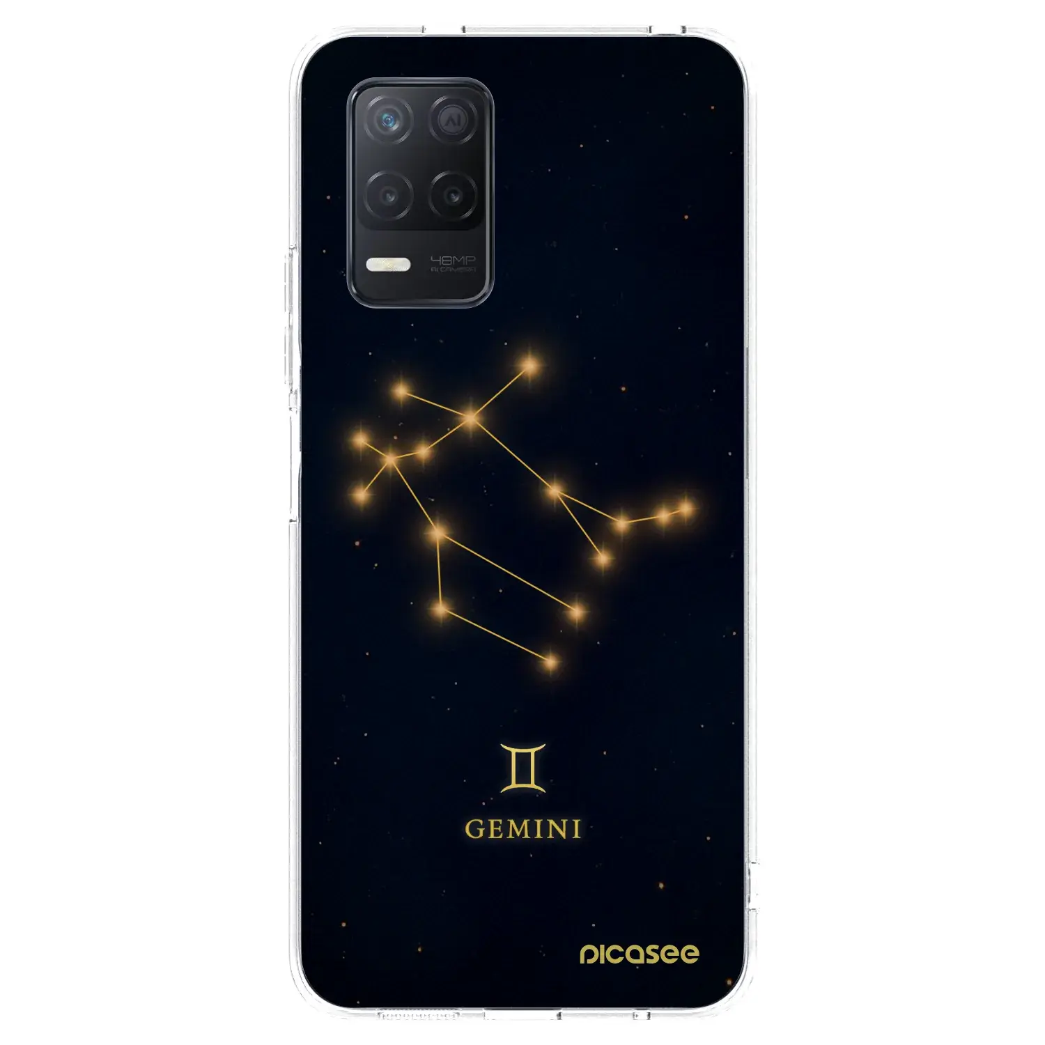 Silikonový průhledný obal pro Realme 8 5G - GEMINI