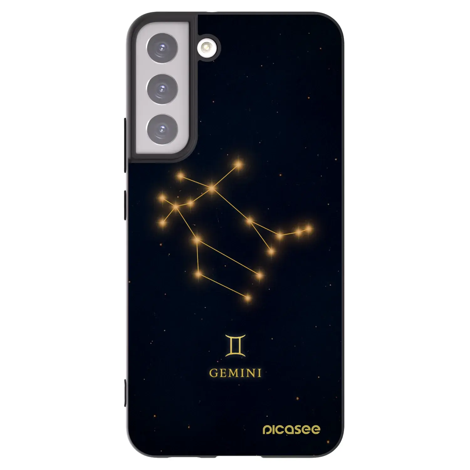 Silikonový černý obal pro Samsung Galaxy S22+ 5G - GEMINI