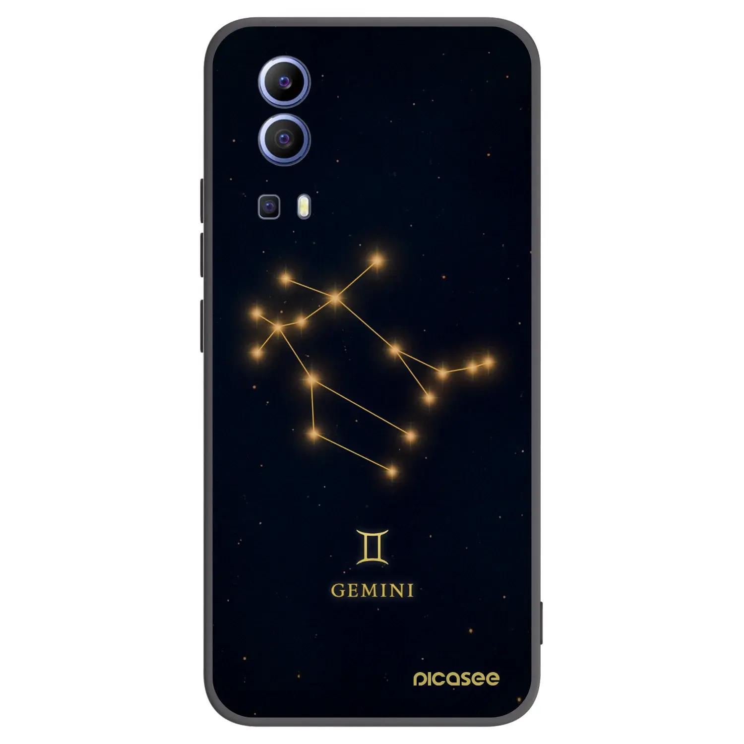 Silikonový černý obal pro Vivo Y52 5G - GEMINI
