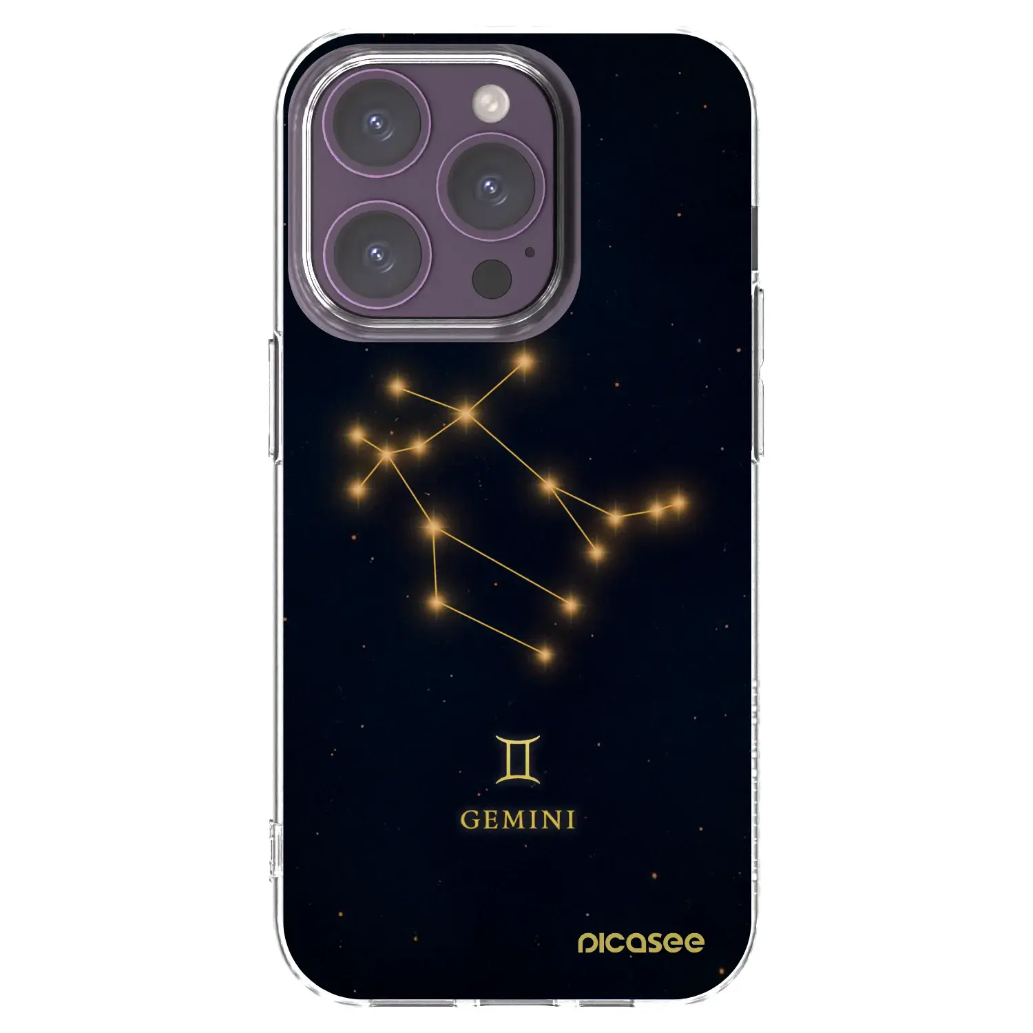 Silikonový průhledný obal pro Apple iPhone 14 Pro - GEMINI