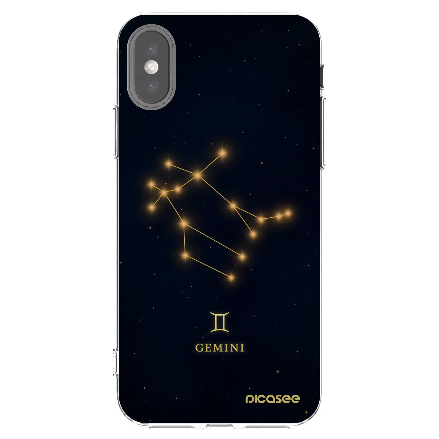 Silikonový průhledný obal pro Apple iPhone X/XS - GEMINI