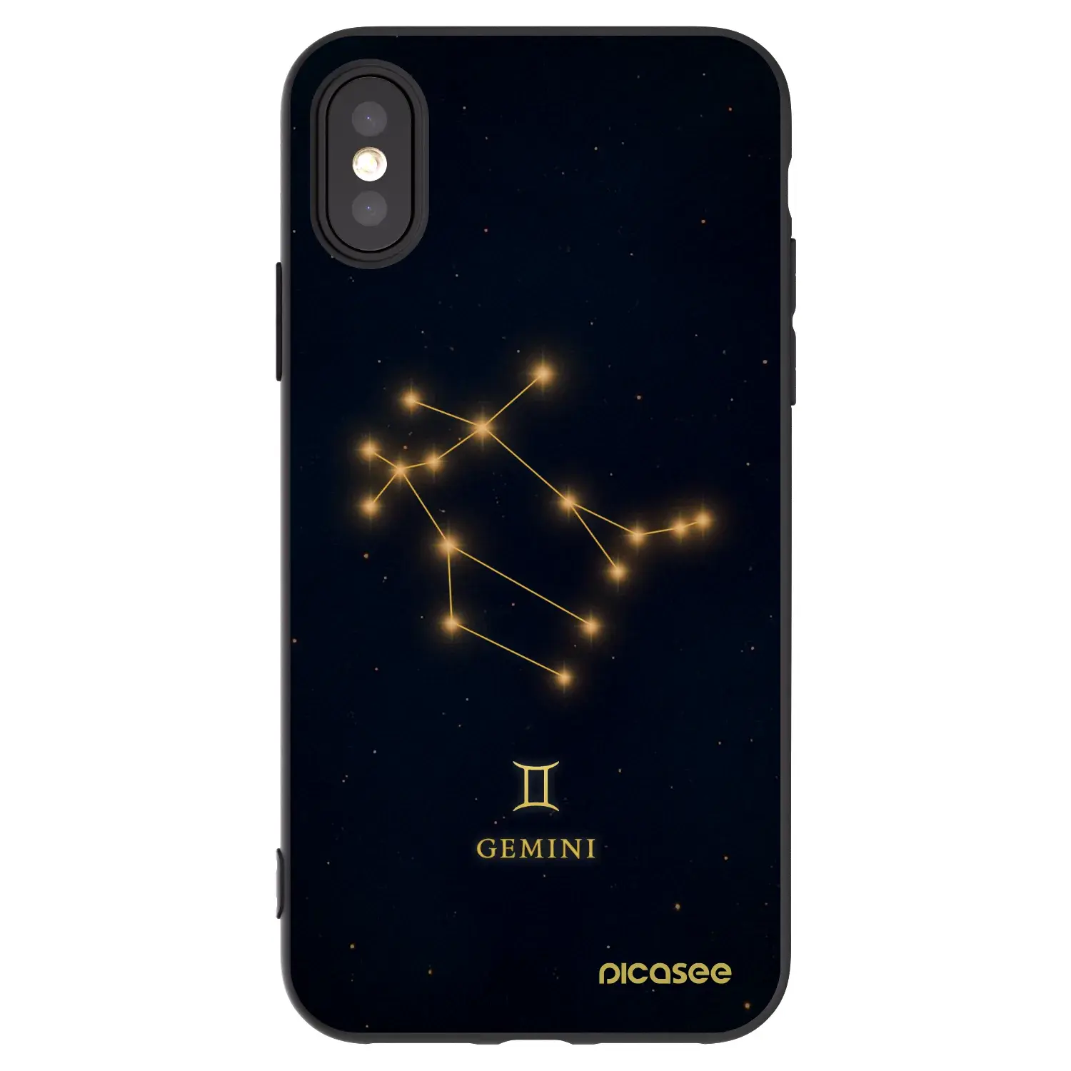 Silikonový černý obal pro Apple iPhone X/XS - GEMINI