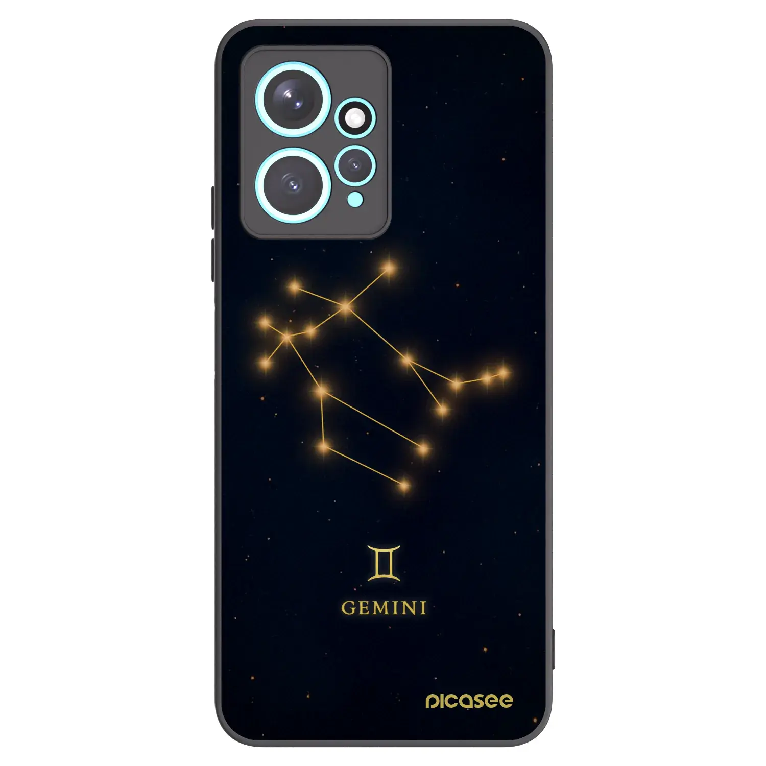 Silikonový černý obal pro Xiaomi Redmi Note 12 4G - GEMINI