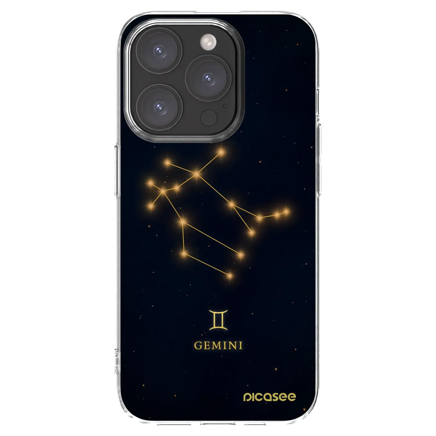 Silikonový průhledný obal pro Apple iPhone 15 Pro - GEMINI